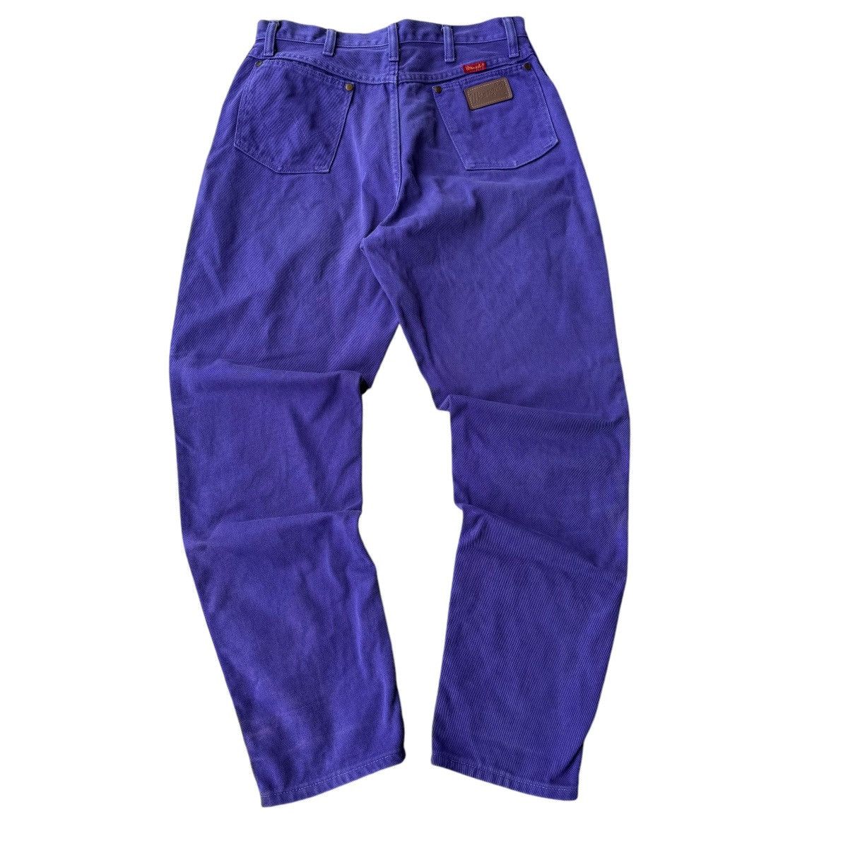 Vintage × Wrangler 90s WRANGLER STRAIGHT LEG PURPLE WASHED JEANS PANTS VINTAGE Size US 32 / EU 48 - 2 Thumbnail
