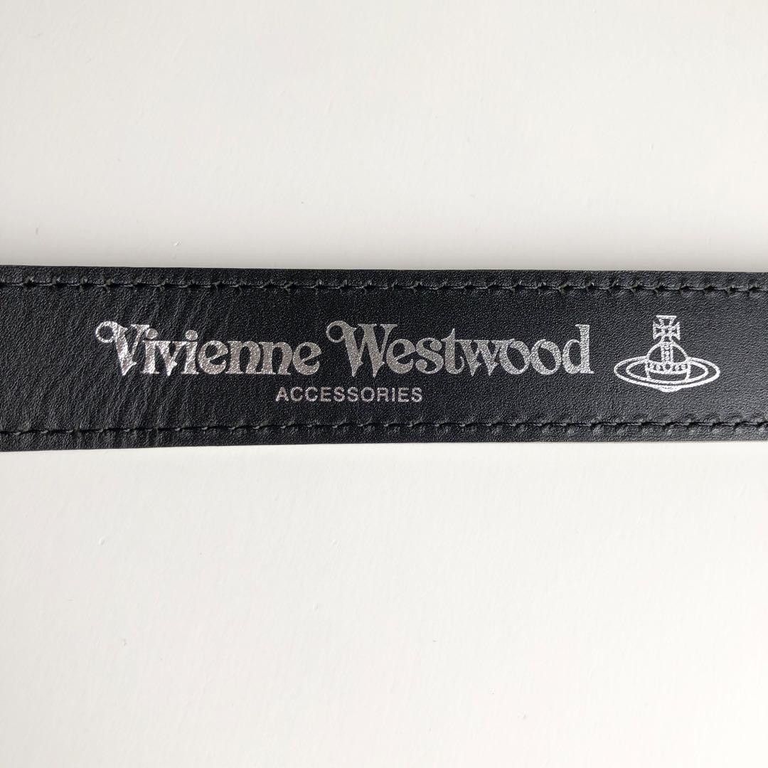 Vivienne Westwood Contrast Stitch Orb Leather Belt Size ONE SIZE - 7 Thumbnail