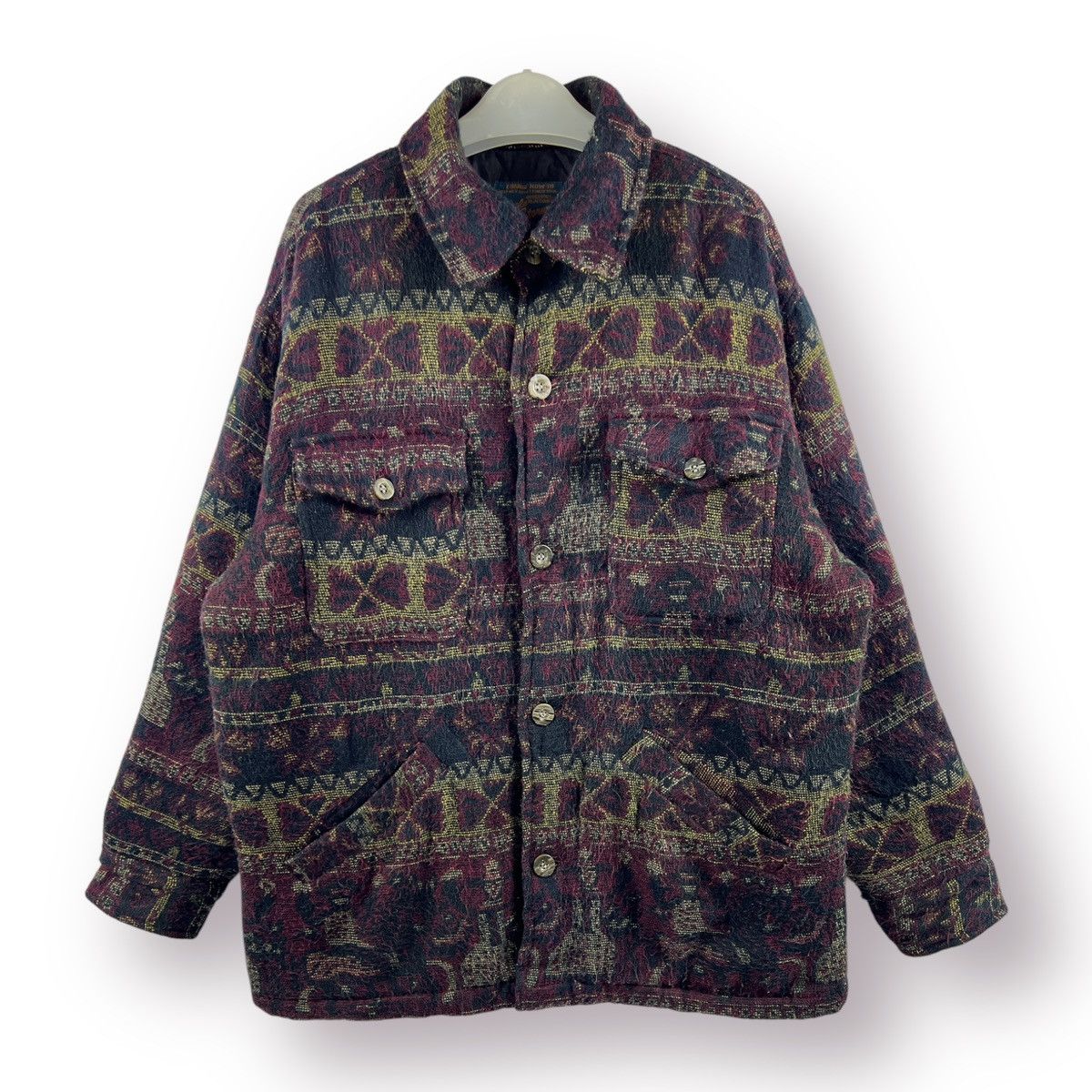 Japanese Brand 🔥 Jungle Storm Japan Art Abstract wool Utility Jacket - L Size US L / EU 52-54 / 3 - 1 Thumbnail