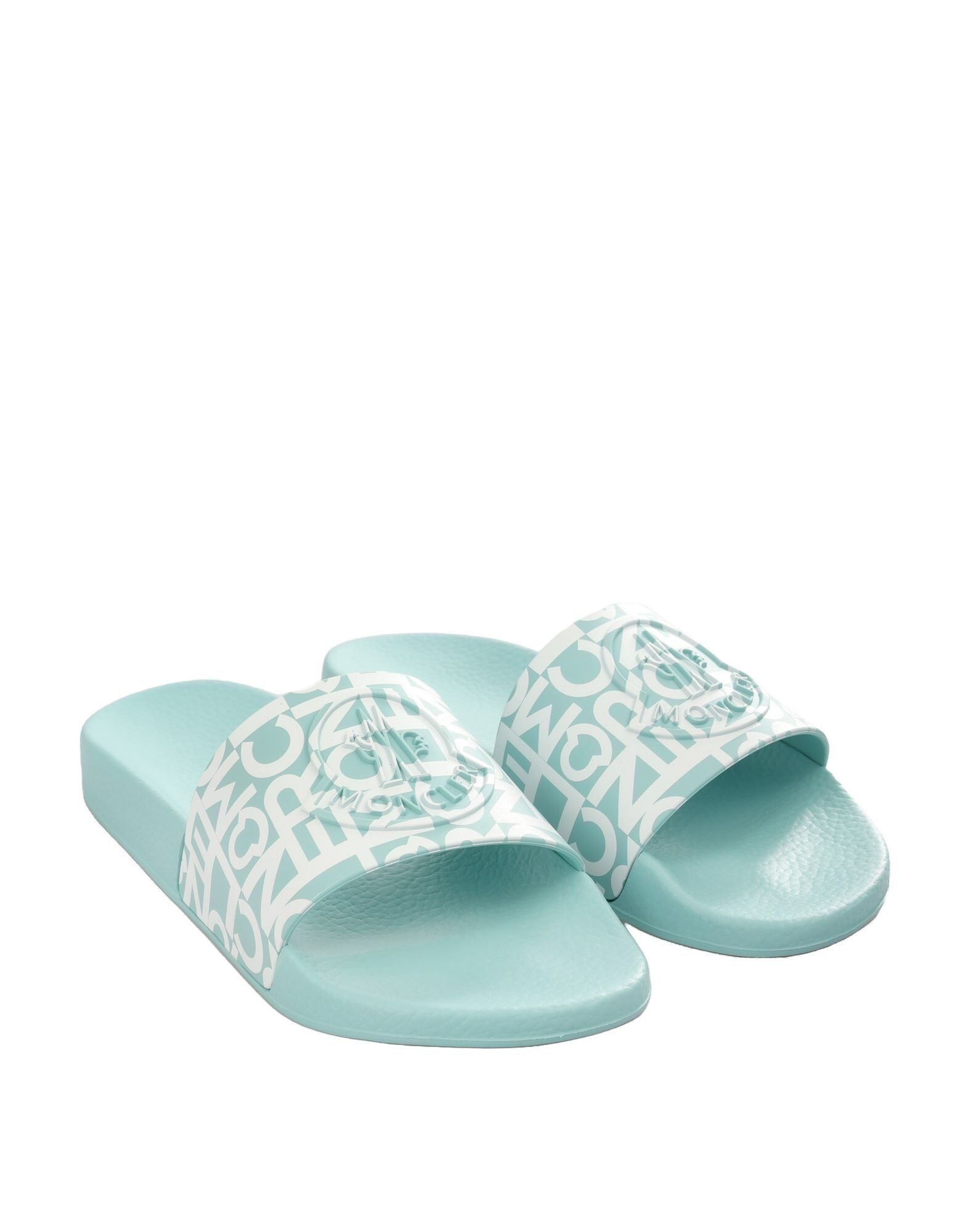 Moncler o1y1125 Slippers in Turquoise/White Size US 6 / IT 36 - 2 Thumbnail