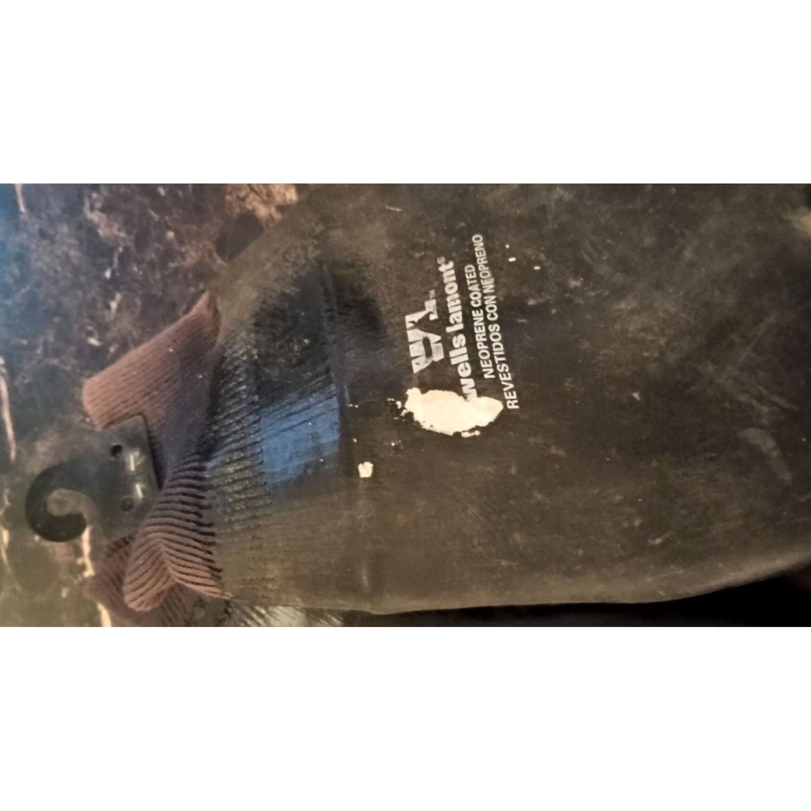Vintage VINTAGE Wells Lamont Gloves Rubber Calving Work Farm Chore Neoprene Size ONE SIZE - 2 Thumbnail
