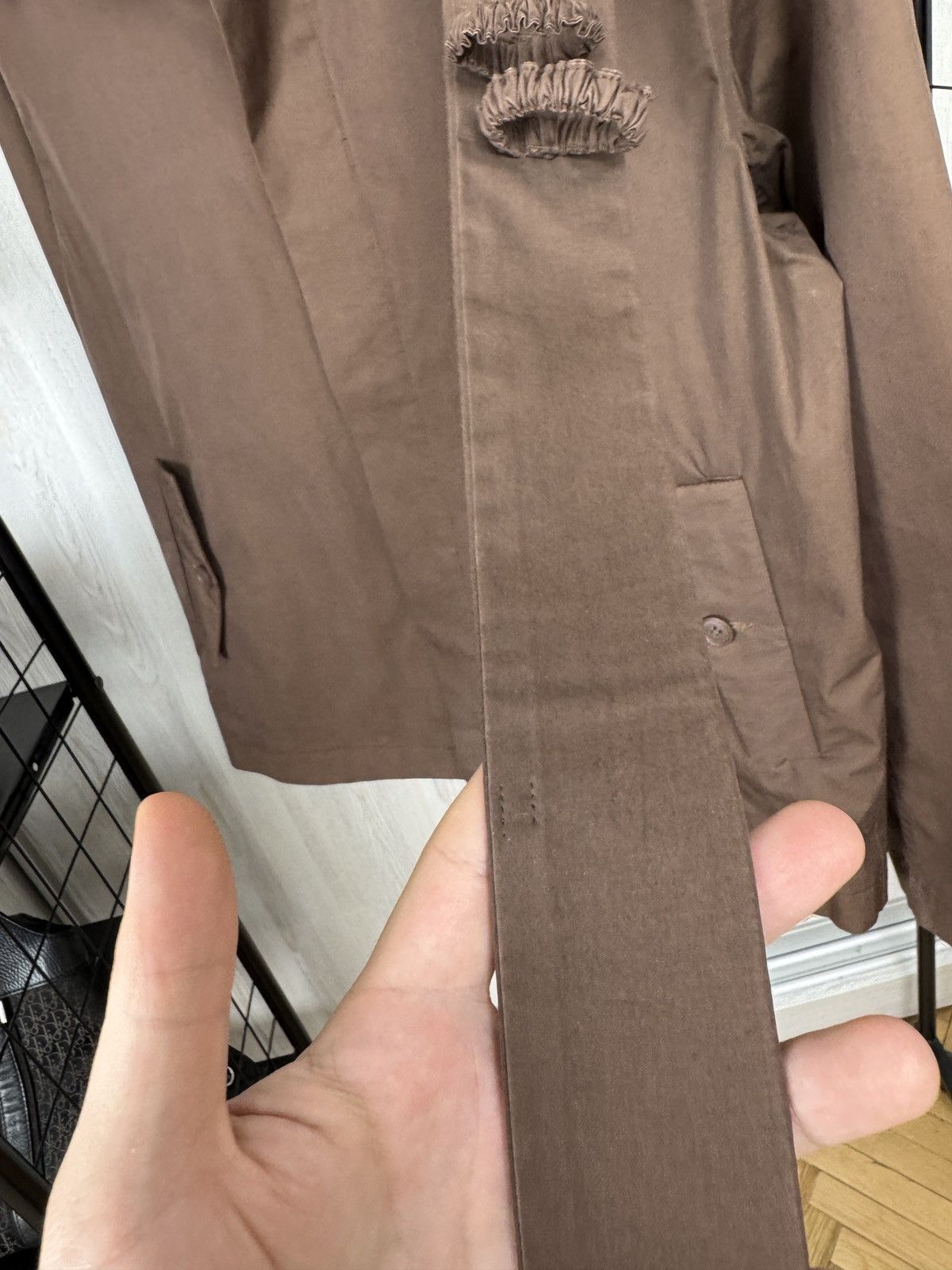Craig Green Craig Green SS17 Asymmetrical Work Jacket Brown Size US S / EU 44-46 / 1 - 10 Thumbnail