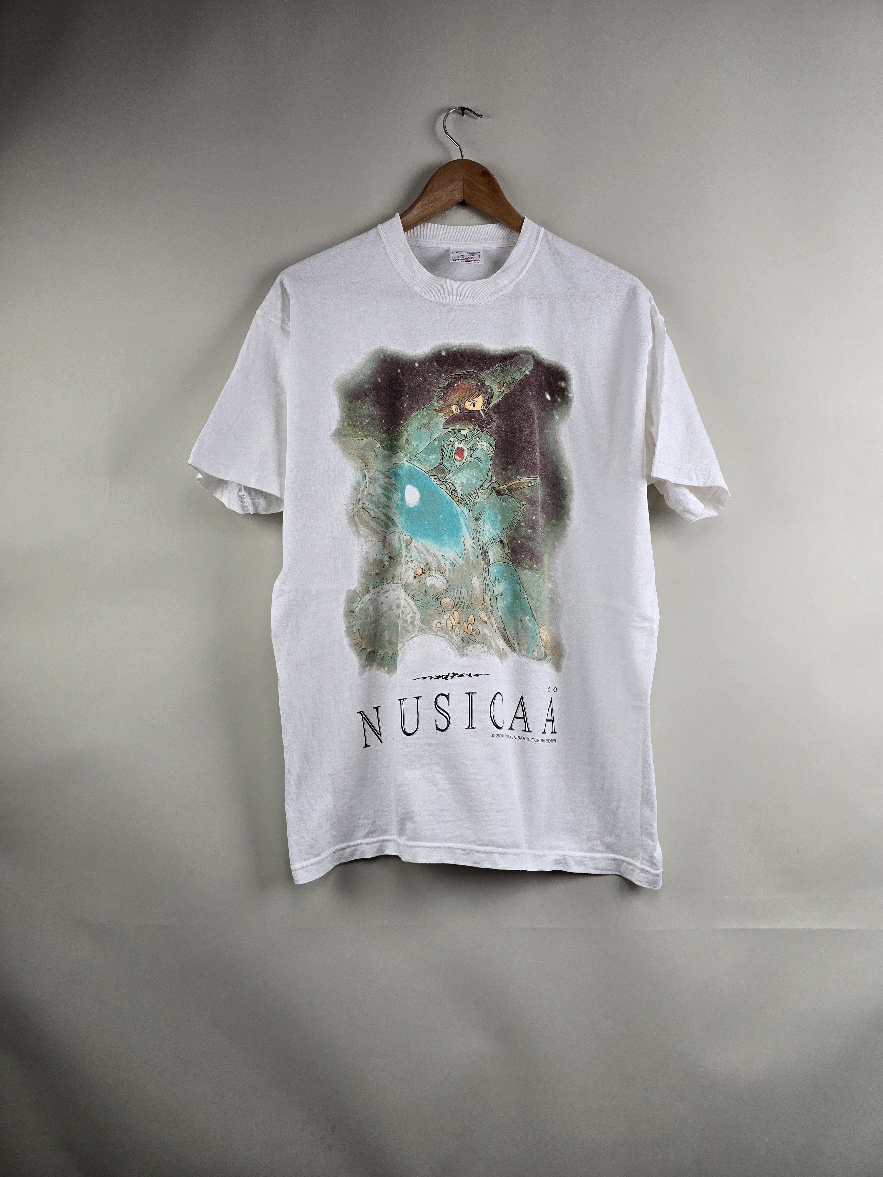 Anime × Vintage 2000 Ghibli Miyazaki's Nausicaa Anime Tee 21.5" 28.5" Size US M / EU 48-50 / 2 - 1 Thumbnail