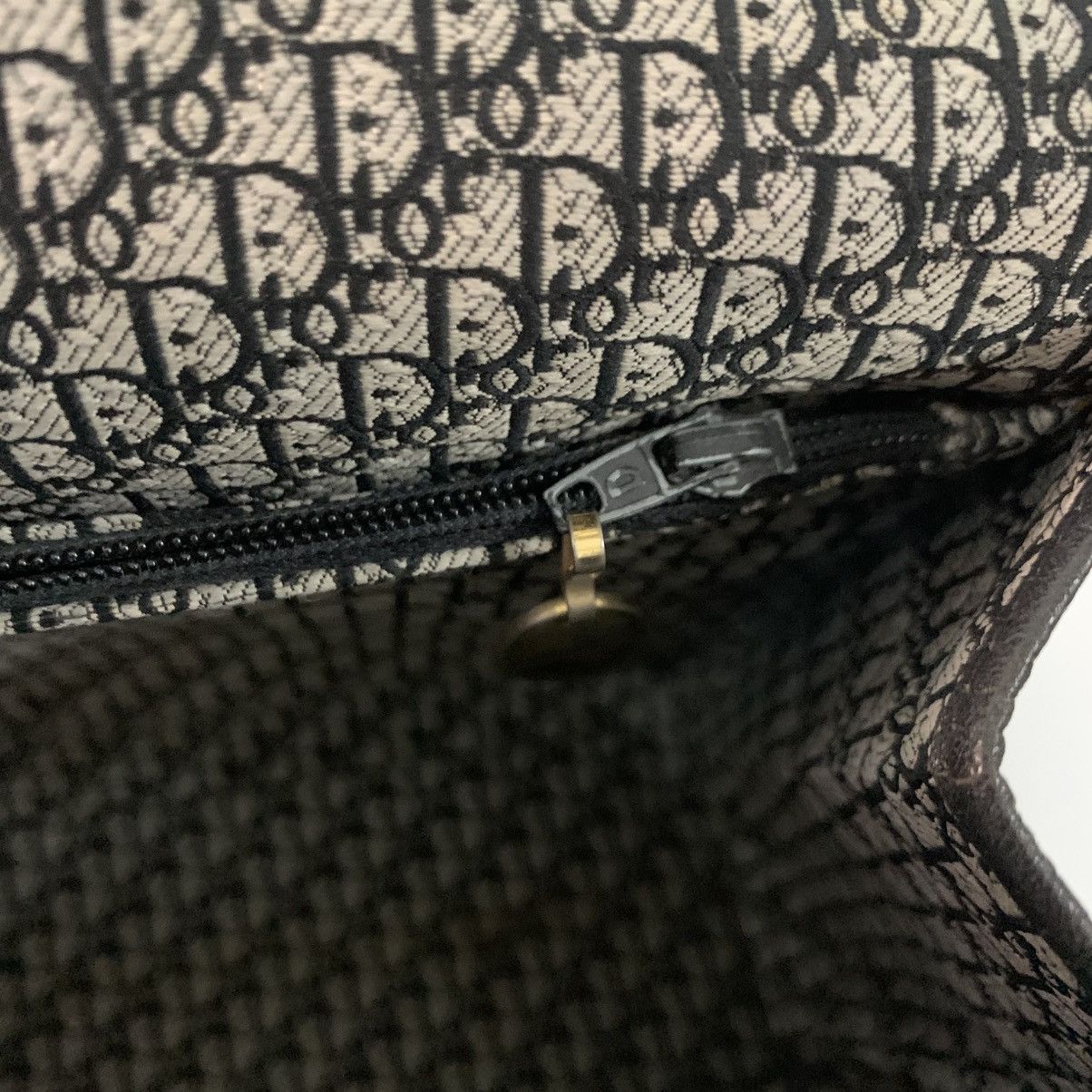 Christian Dior Monsieur Christian Dior Black Vintage Leather Handbag Size ONE SIZE - 13 Thumbnail