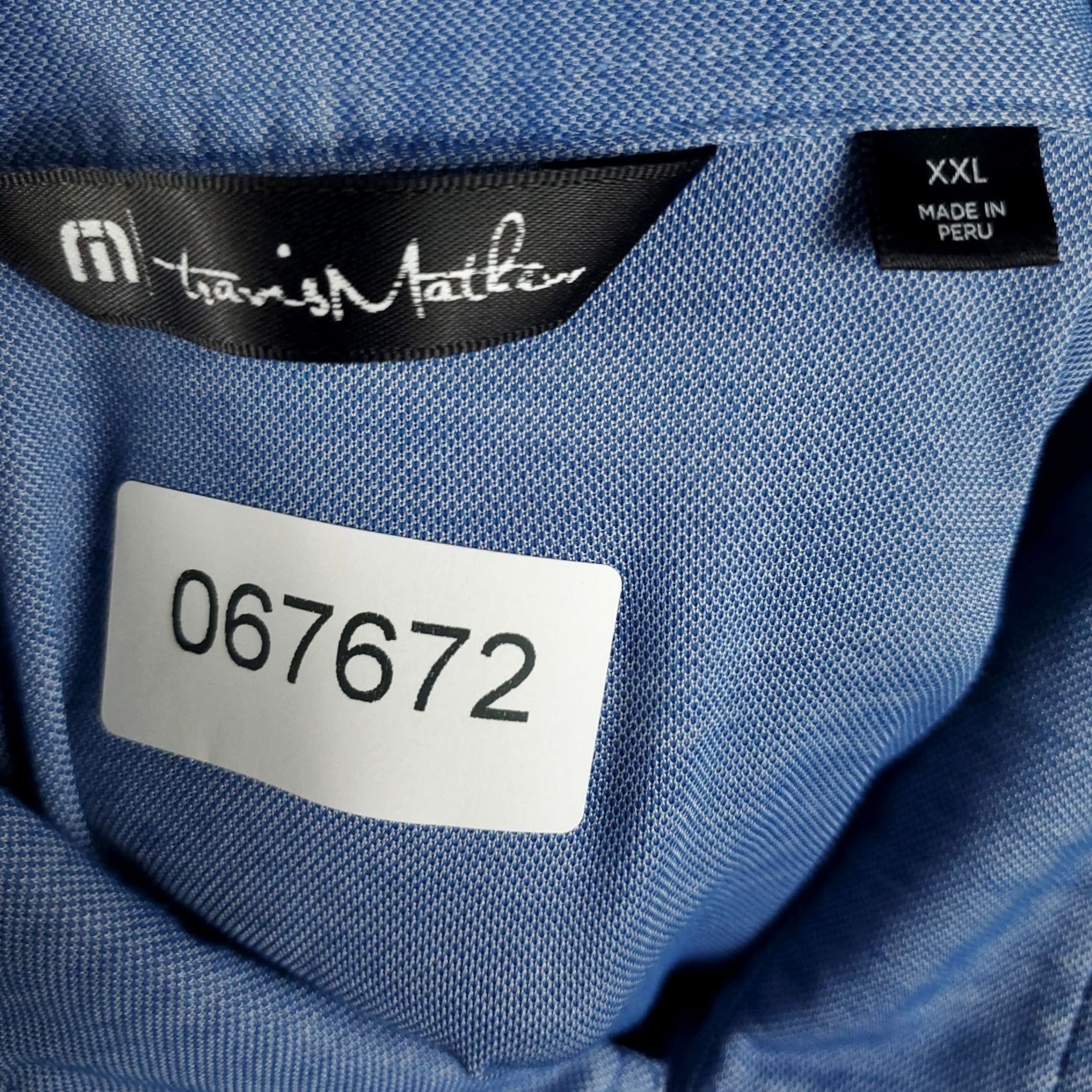 TravisMathew Travis Mathew Polo Shirt Mens 2XL Blue Short Sleeve Casual Button Knit T-Shirt Shirt Polo Regular Collar Style Brand: Travis Mathew Size US XXL / EU 58 / 5 - 7 Thumbnail
