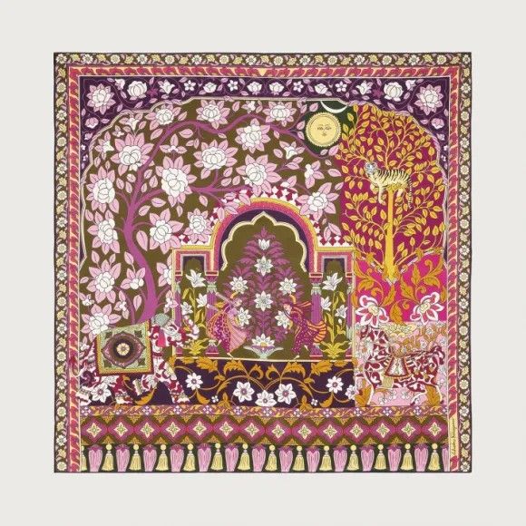 Salvatore Ferragamo o1s1rm1024 Size: 90x90 Cm / Scarf in Multicolor Size ONE SIZE - 1 Thumbnail