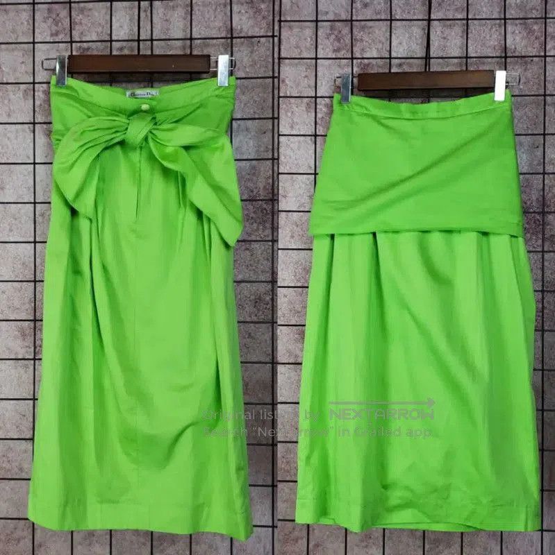 Dior Dior Green Cotton Mid. Size 23" - 1 Thumbnail