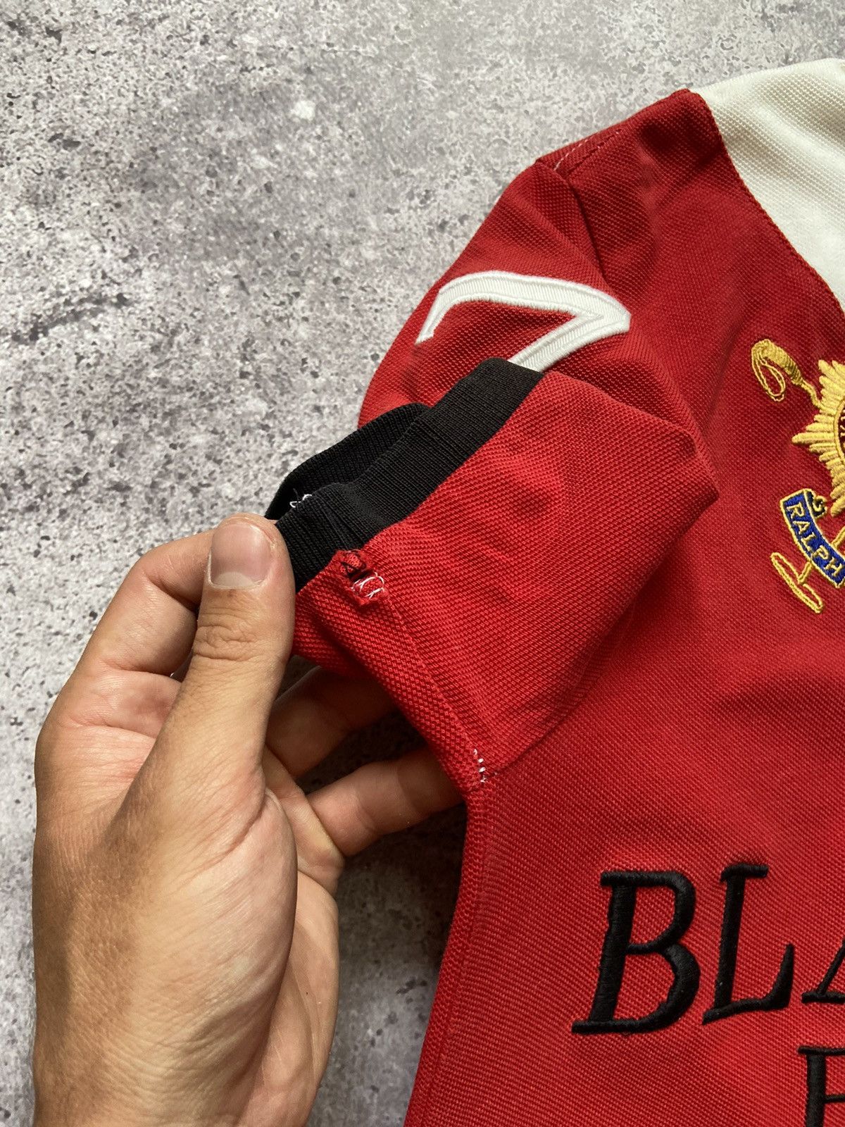 Polo Ralph Lauren Polo Ralph Lauren Blackwatch Polo Shirt Red Tee Size US S / EU 44-46 / 1 - 5 Thumbnail