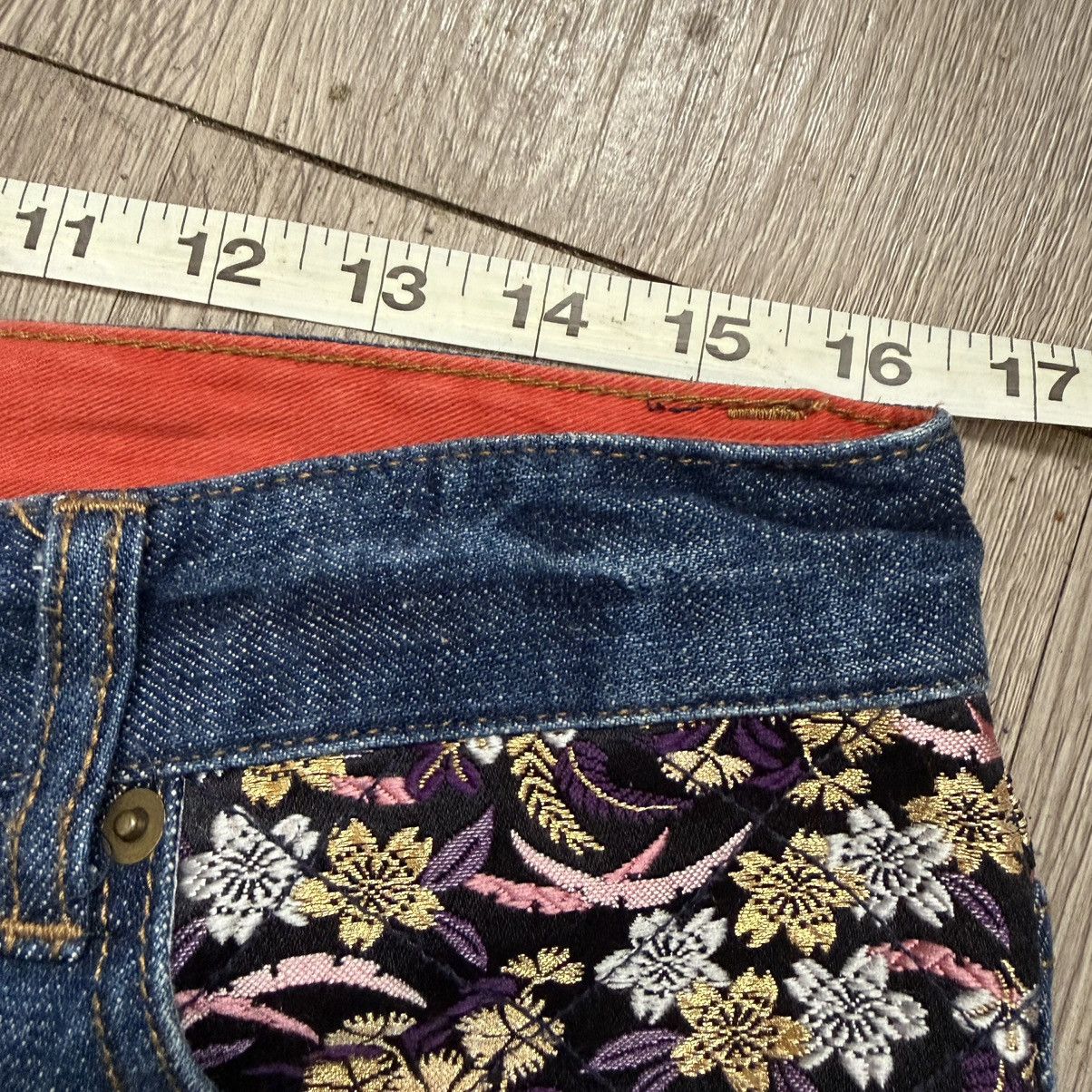 Karakuri Tamashii Karakuri Tamashii Koi Fish Denim Jeans 2000’s Japan Size US 33 - 5 Thumbnail