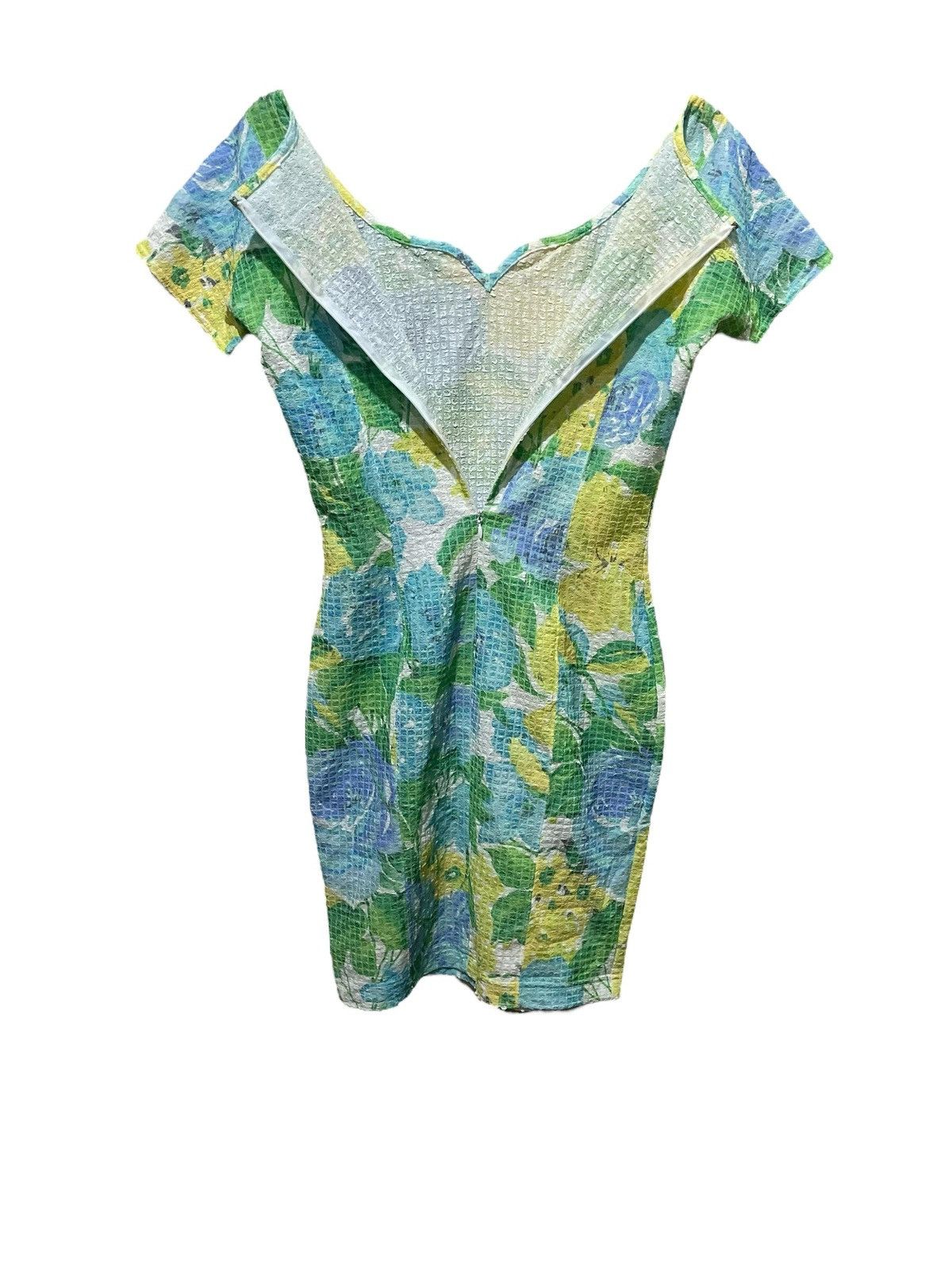 Christian Dior Monsieur Christian Dior Mid Length Floral Dress Size L / US 10 / IT 46 - 11 Thumbnail