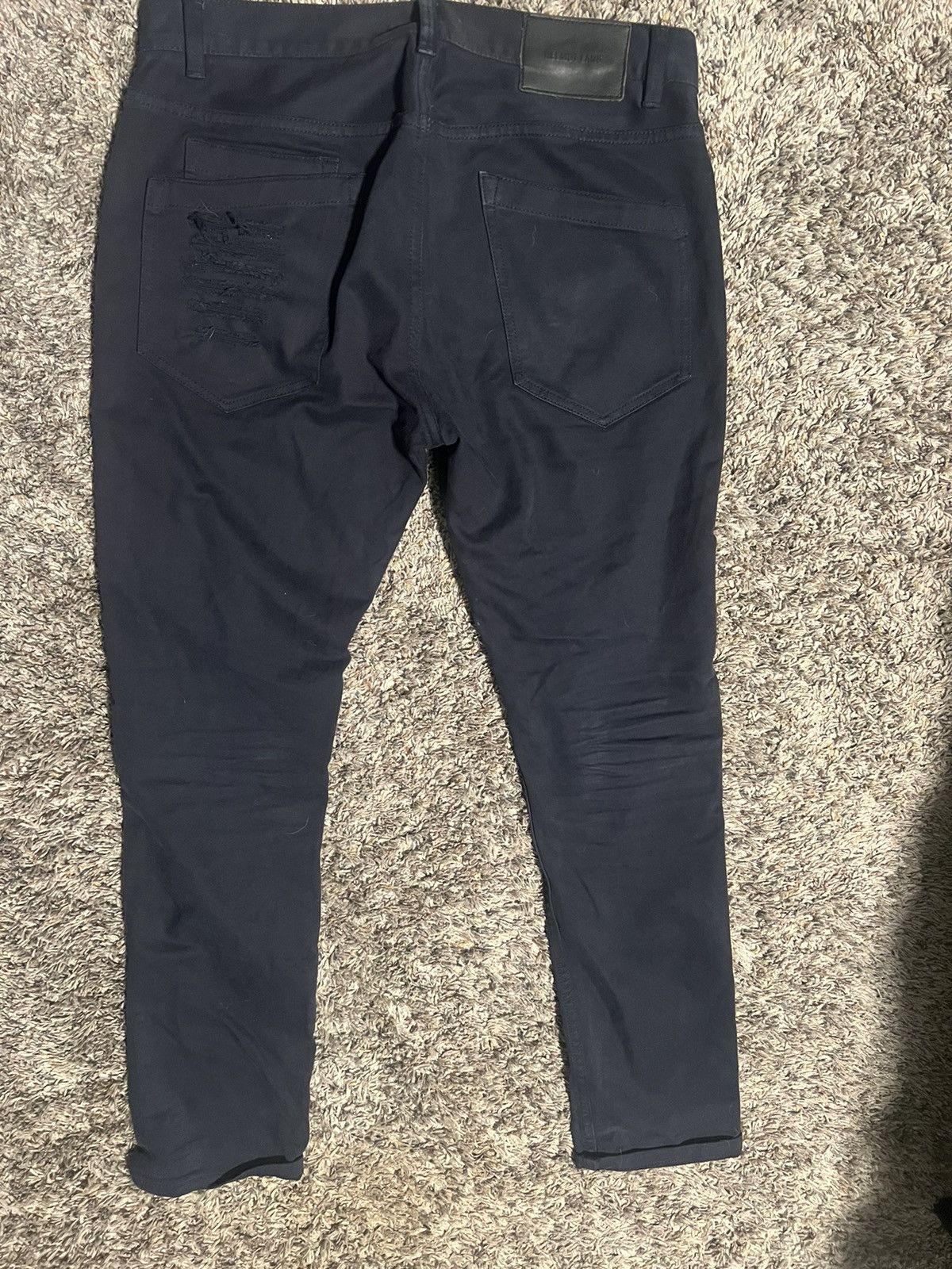 Helmut Lang Men’s Helmut Lang Distressed Denim Blue Size 32 Size US 32 / EU 48 - 2 Thumbnail