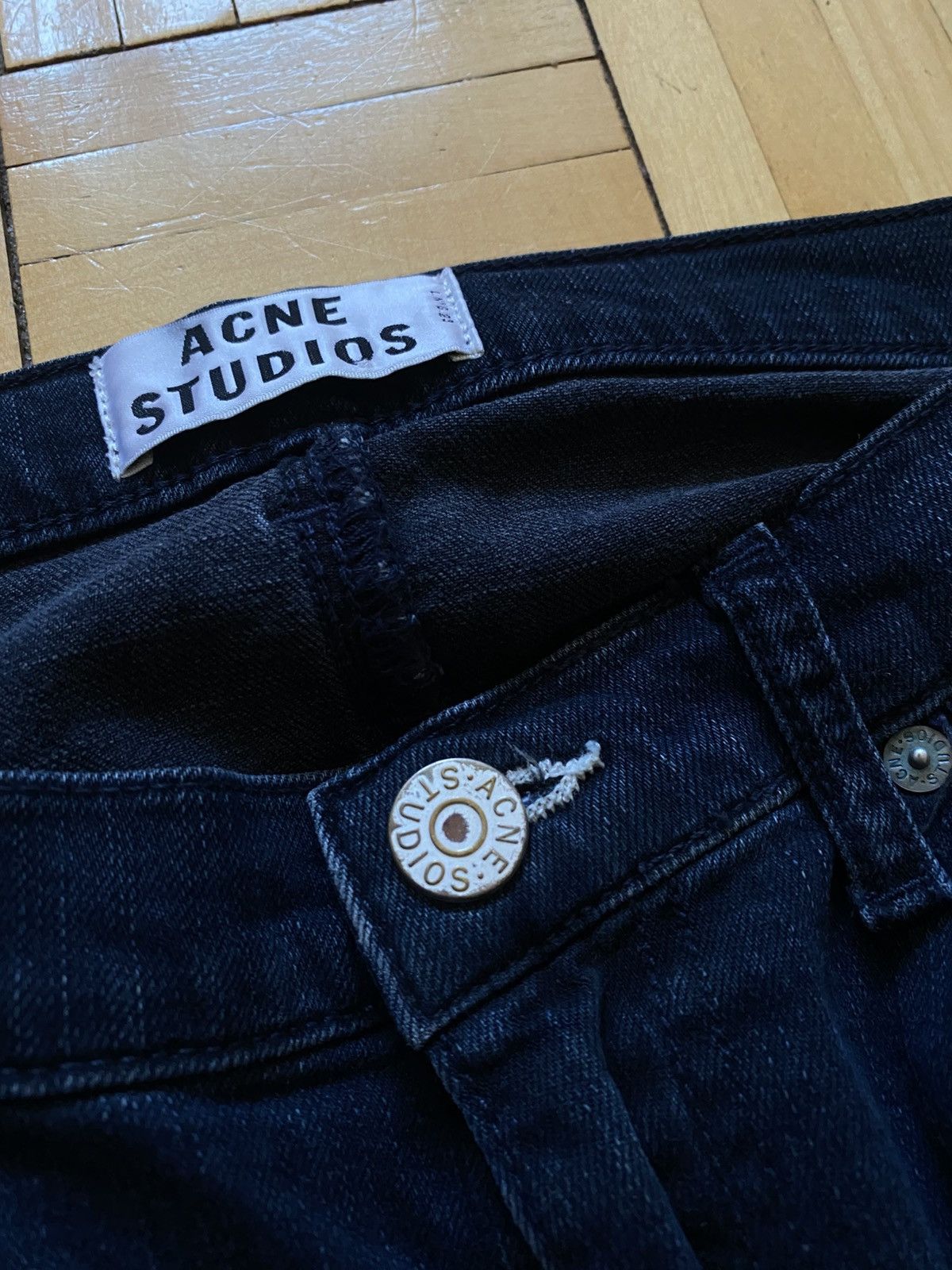 Acne Studios Acne Studios Max Man Ray Jeans Mens Wash Tapered Denim Size US 33 - 3 Thumbnail