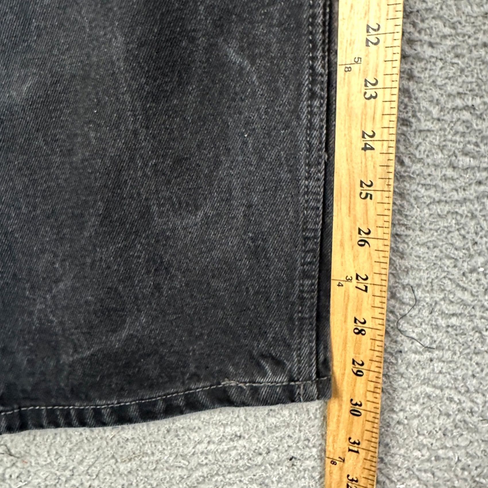 Levi's Levi's 505 Jeans Straight Mens 38X30 Black Dark Wash Red Tab 5 Pockets Denim Size US 38 / EU 54 - 6 Thumbnail