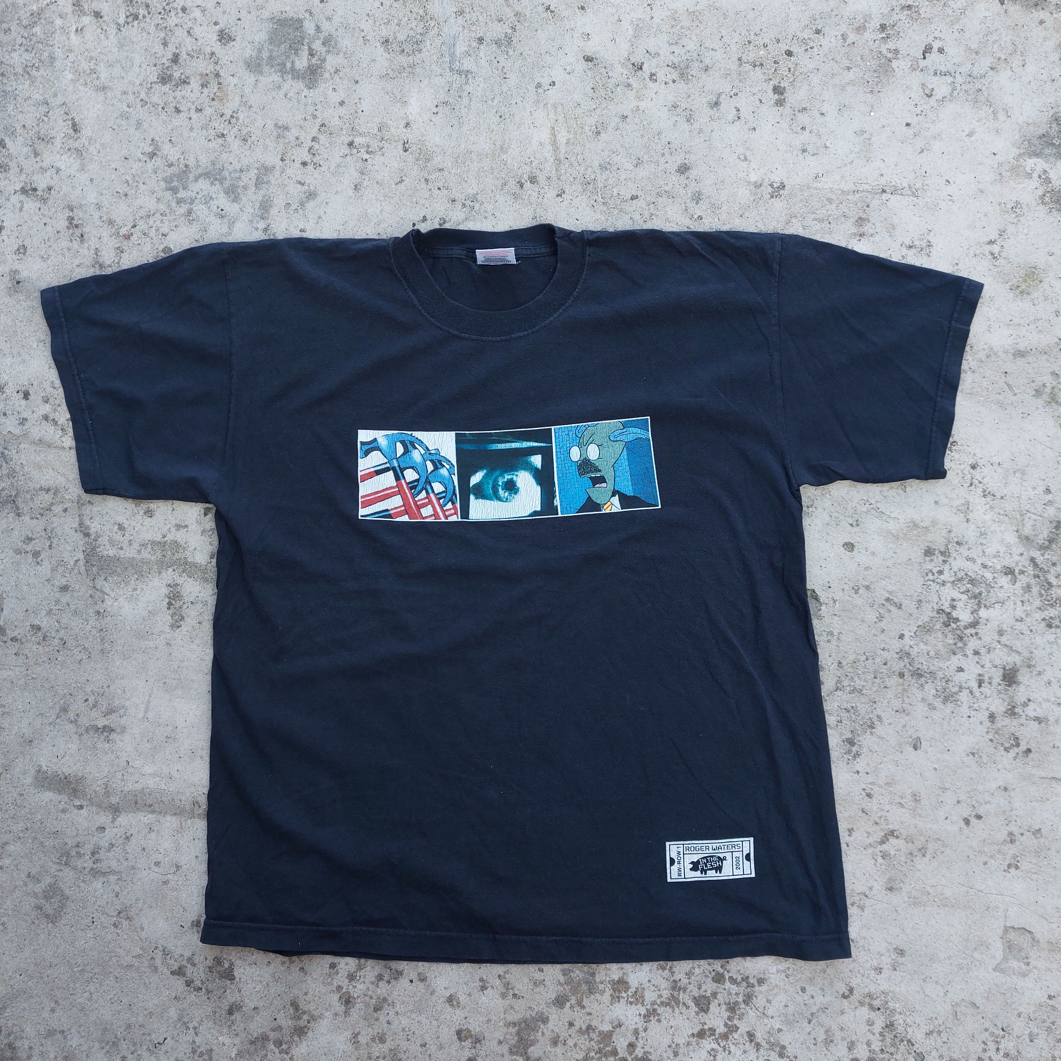 Band Tees × Pink Floyd × Vintage roger waters in the flesh 2002 tour vintage tshirt Size US XL / EU 56 / 4 - 1 Thumbnail