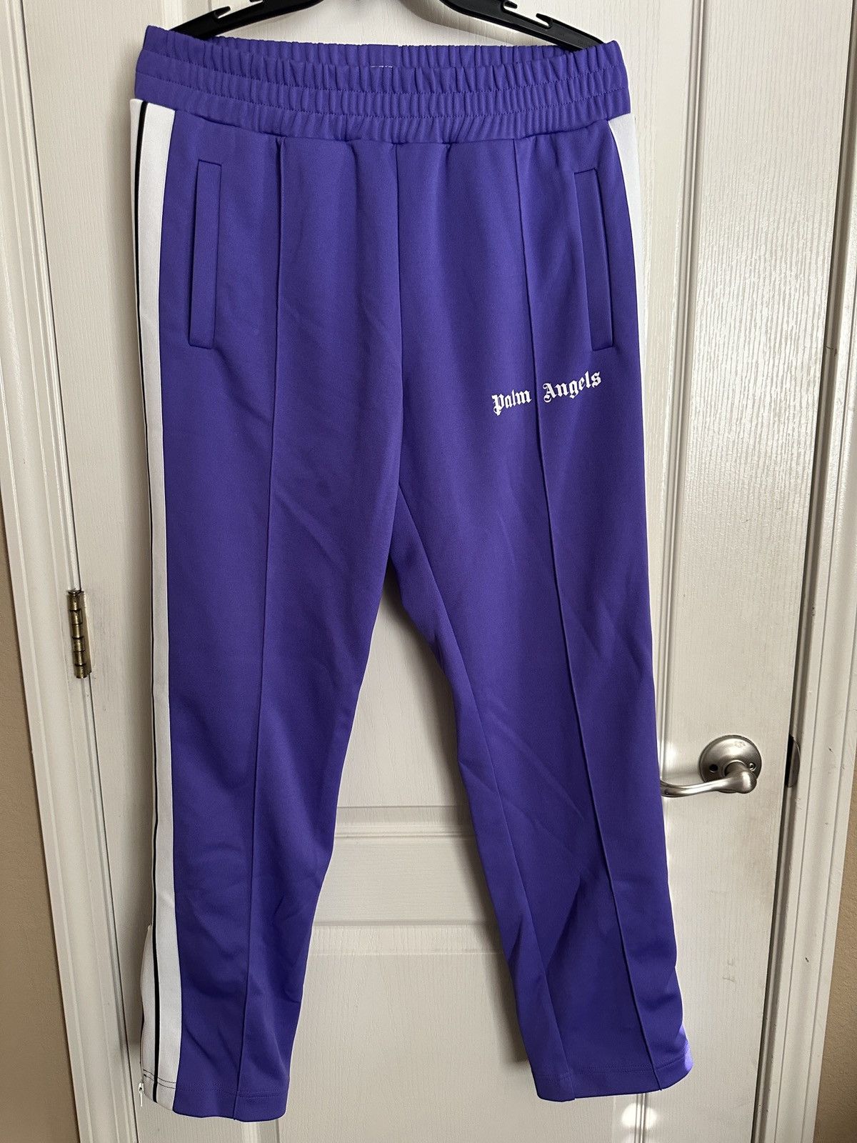 Palm Angels Palm Angels Purple Track Pants Large Size US 34 / EU 50 - 1 Thumbnail