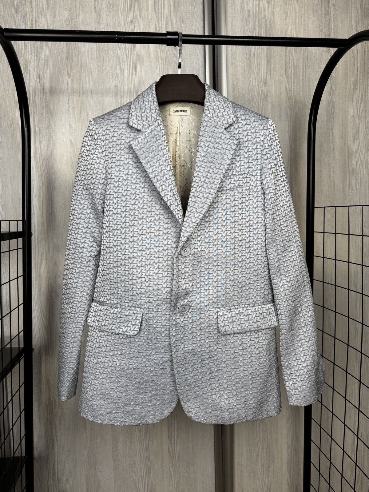Zadig & Voltaire ZADIG & VOLTAIRE Vanille Jac ZV oversized cotton Blazer Size S / US 4 / IT 40 - 1 Thumbnail