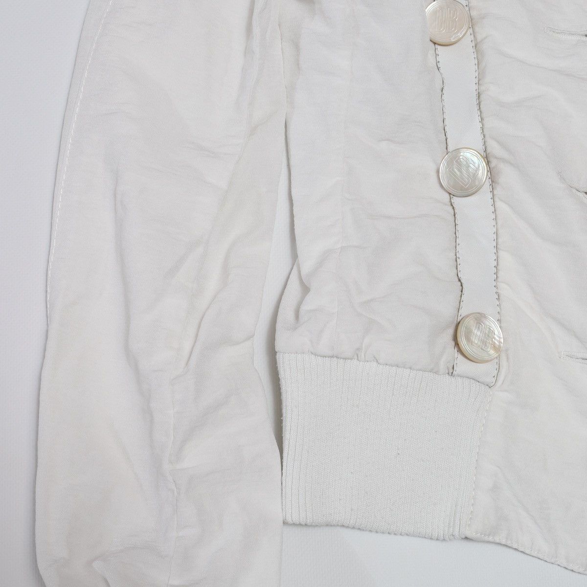 Dirk Bikkembergs Dirk Bikkembergs Vintage Viscose Linen White Jacket Buttons Size S / US 4 / IT 40 - 7 Thumbnail