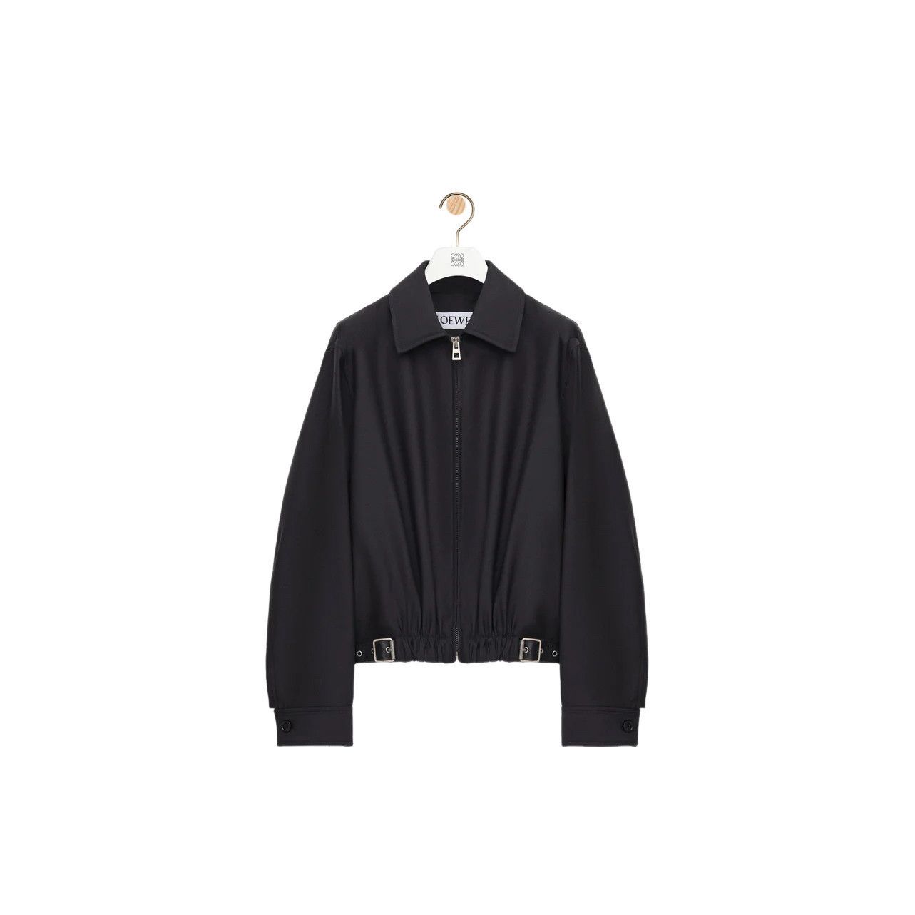 Loewe LOEWE $2900 Black Belted jacket Jacket New & Authentic (Wome Size XS / US 0-2 / IT 36-38 - 1 Preview