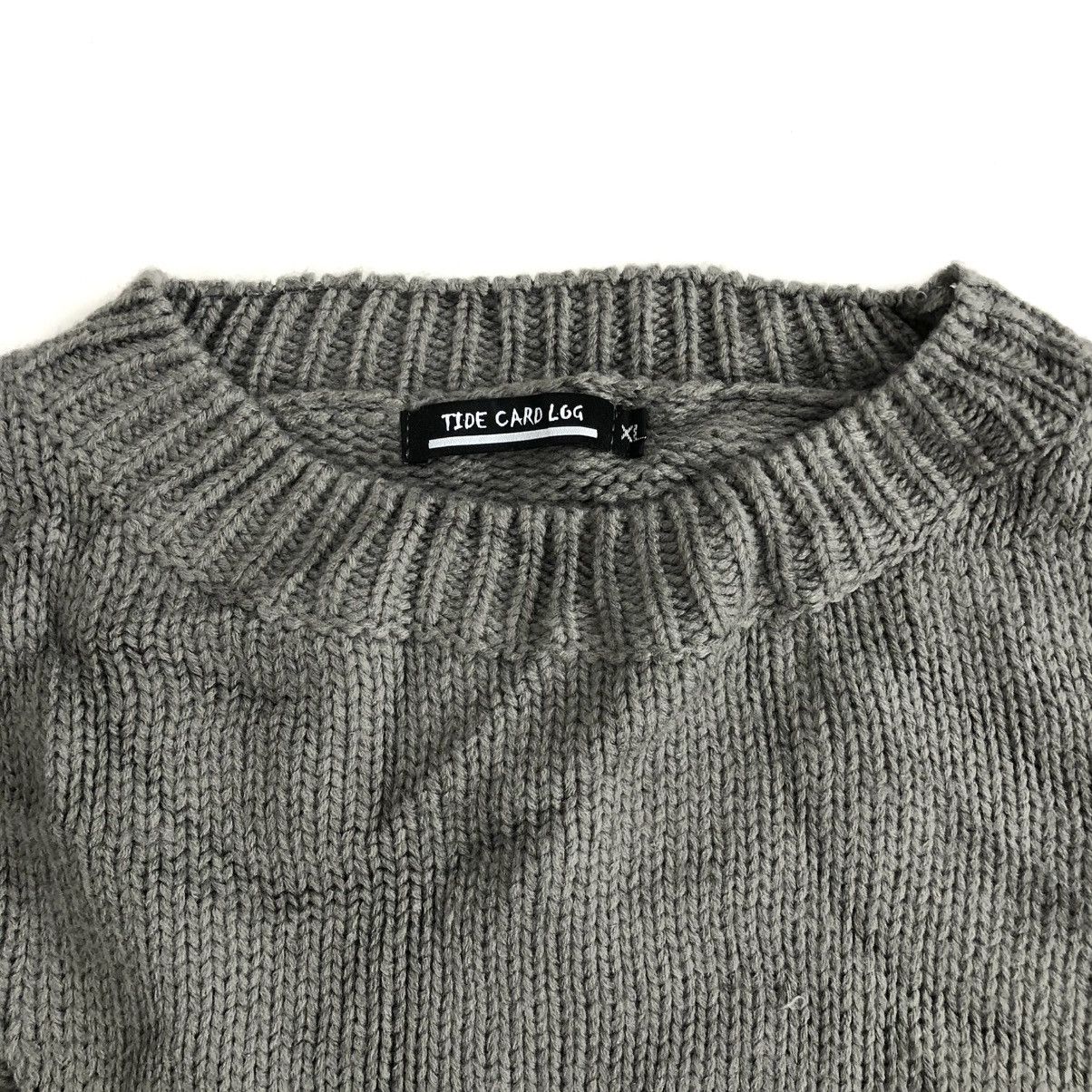 If Six Was Nine × Japanese Brand × Le Grande Bleu (L.G.B.) 2000s Tie Card Log Destroyer Grunge Lgb Punk Style Knitted Size US M / EU 48-50 / 2 - 9 Thumbnail