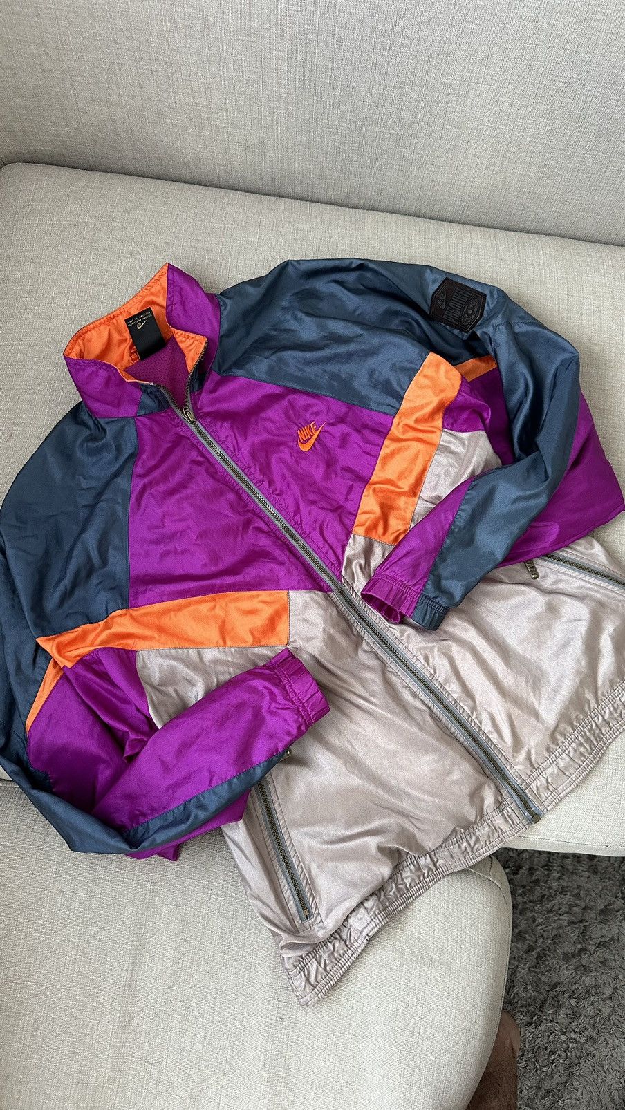 Nike × Vintage Windbreaker Nike Premier 80’s Size US L / EU 52-54 / 3 - 8 Thumbnail