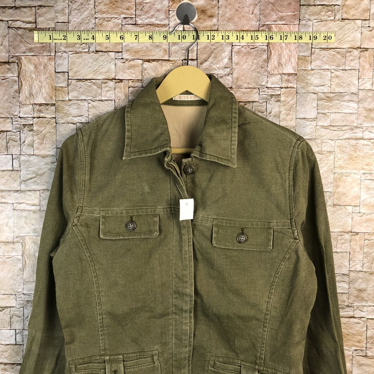 Japanese Brand Elle Plante Green jaket #A824 Size S / US 4 / IT 40 - 2 Thumbnail