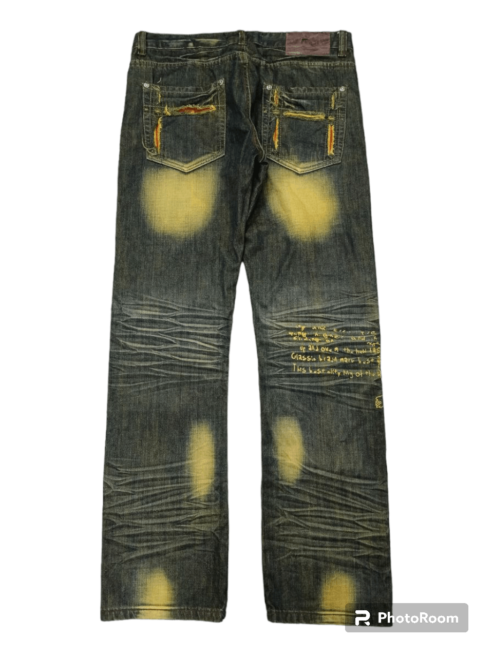 Rusty SICK RUSTY PACTHWORK ILLUSTRATION T.S.L JEANS Size US 34 / EU 50 - 2 Thumbnail