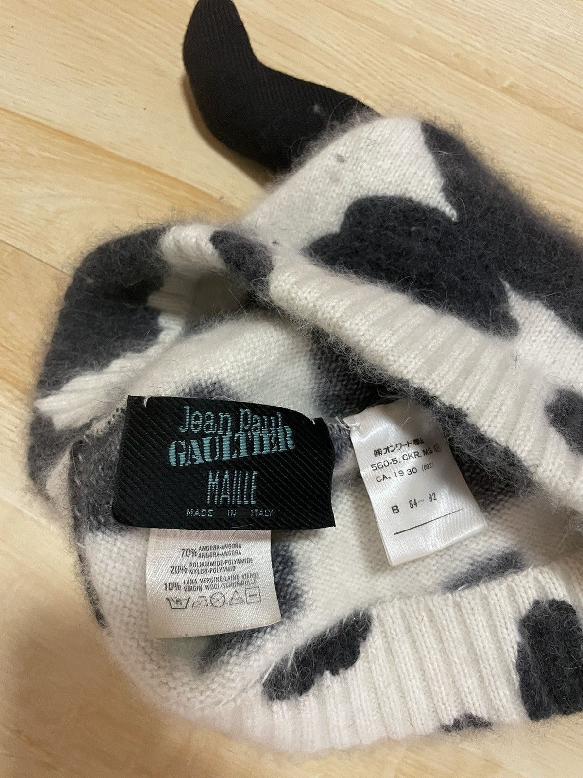Jean Paul Gaultier Jean Paul Gaultier Cow Beanie Size ONE SIZE - 3 Thumbnail