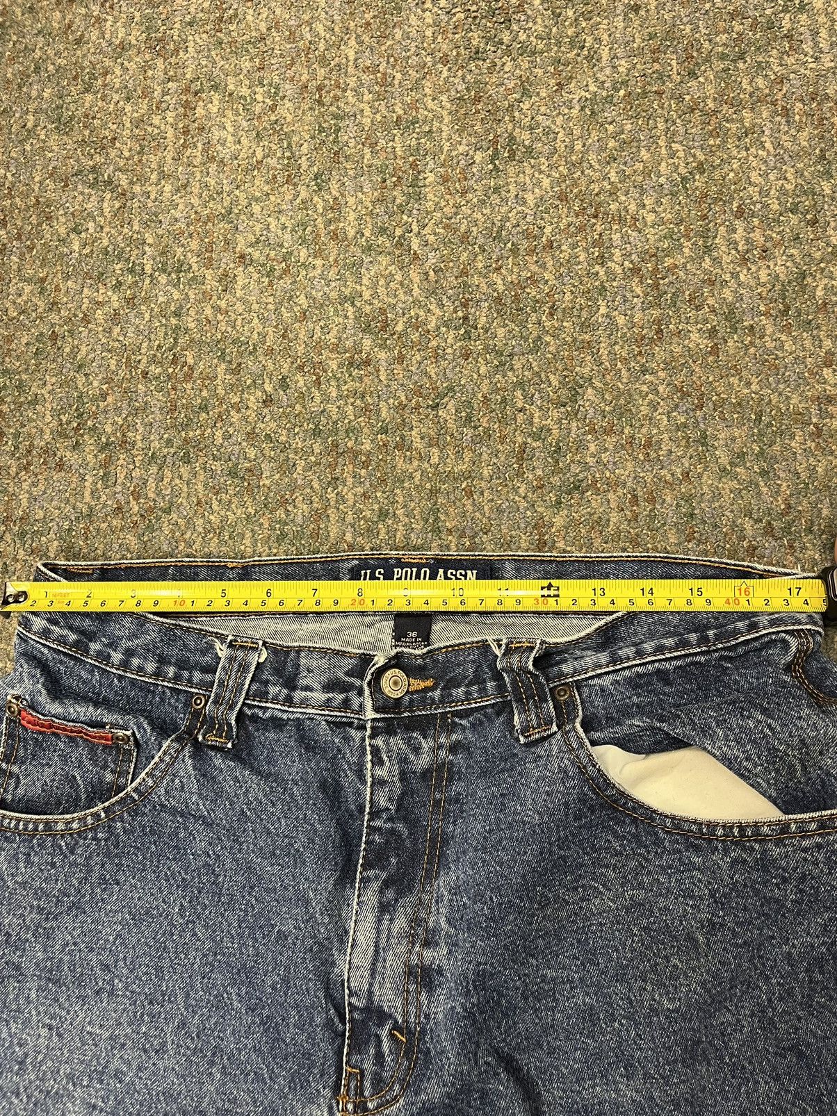 U.S. Polo Assn. Vintage polo Jean shorts Size US 36 / EU 52 - 3 Thumbnail