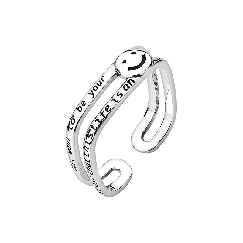 Jewelry Vintage Jewelry Rings Open Size Chrome Ring (Size 7-13) Size ONE SIZE - 5 Thumbnail
