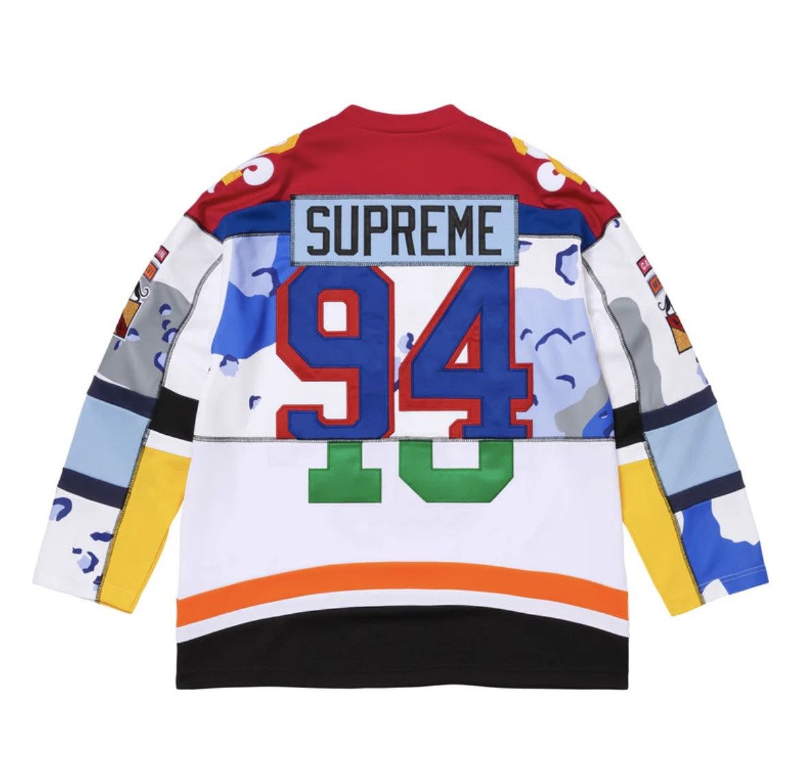 Supreme Supreme Panel Hockey Jersey White Small Size US S / EU 44-46 / 1 - 9 Thumbnail