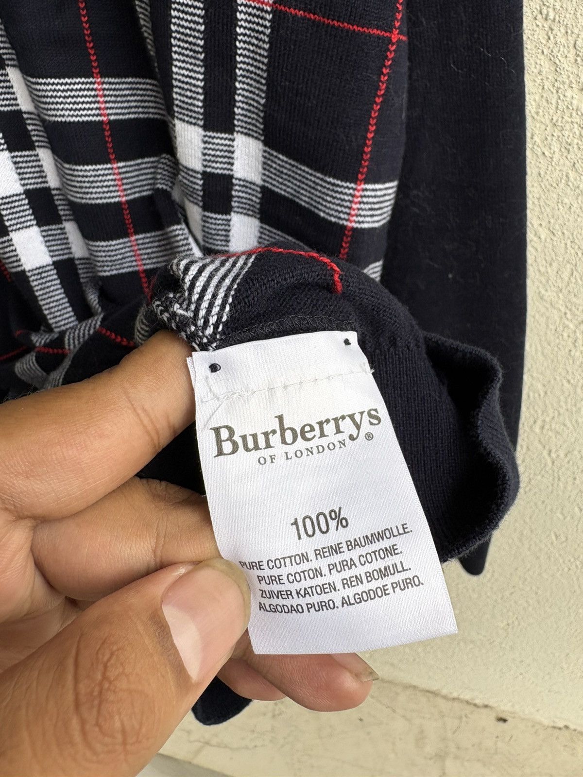 Burberry 2000s Burberry Luxury knit Novacheck Size US M / EU 48-50 / 2 - 5 Thumbnail