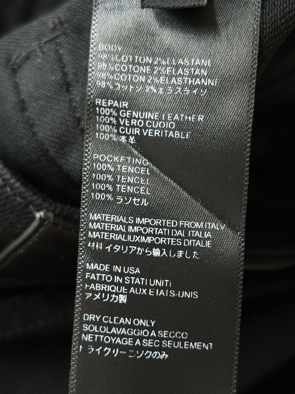 Amiri Amiri Black Jeans Skinny Women’s 31 Size 31" - 16 Thumbnail