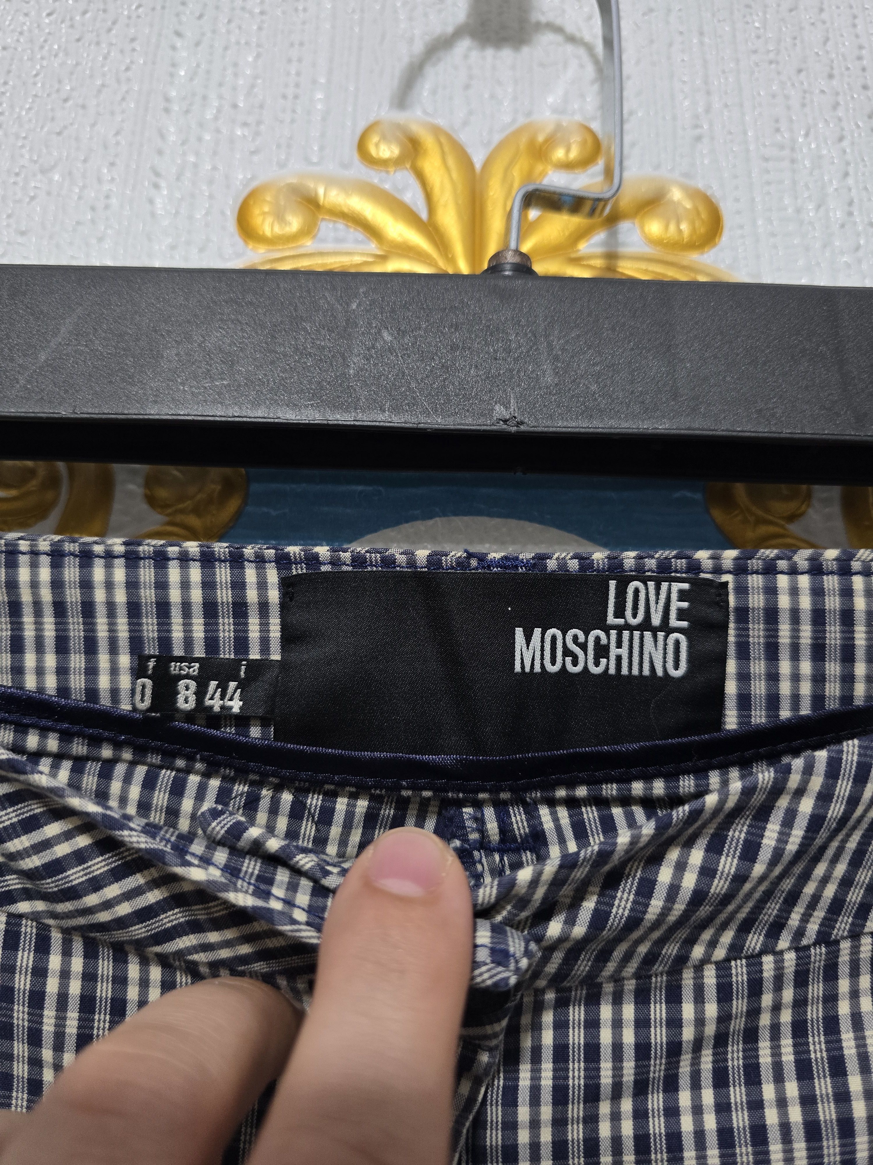 Love Moschino Love Moschino VINTAGE ,black and white checkered slim-leg Size 30" / US 8 / IT 44 - 3 Thumbnail