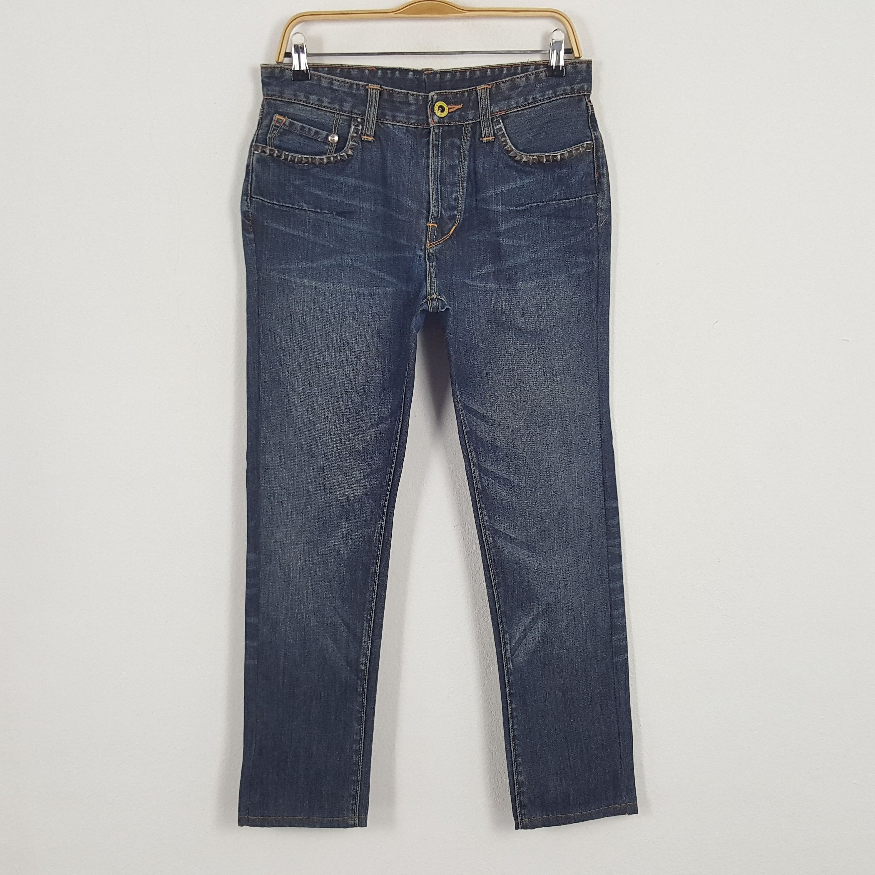 Christian Audigier × Vintage Vintage Christian Audigier Custom Art Logo Denim Jeans Size US 30 / EU 46 - 4 Thumbnail
