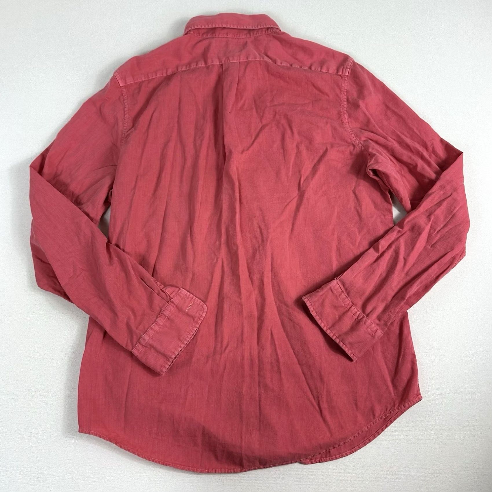 Vineyard Vines Vineyard Vines Slim Fit Tucker Shirt Silk Blend Mens Medium Pink Button-Up L/S Size US M / EU 48-50 / 2 - 2 Thumbnail