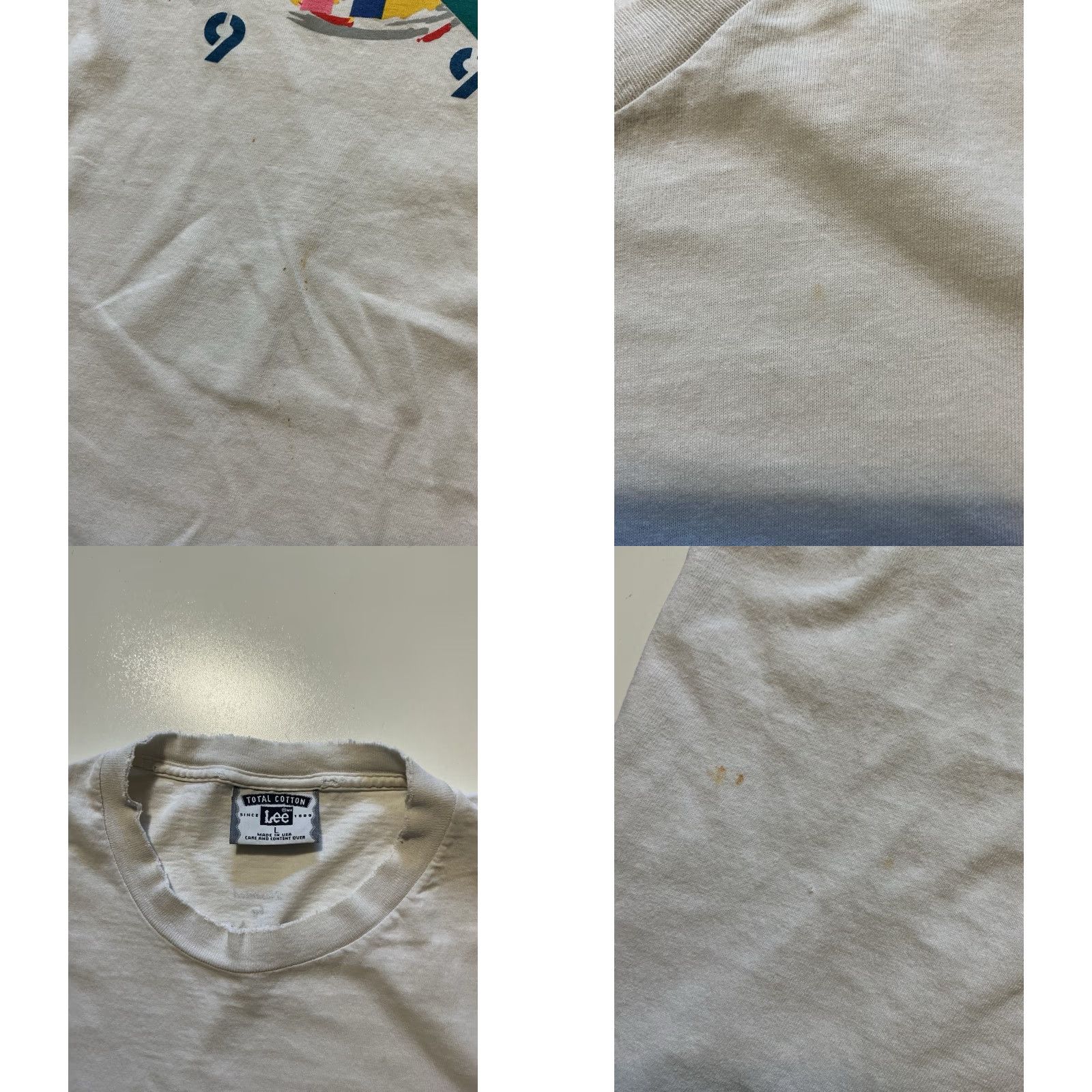 Lee VINTAGE Lee Infiniti US Open 1997 Tennis Graphic White Short Sleeve T-Shirt Sz.L Shirt Mens Size US L / EU 52-54 / 3 - 8 Thumbnail