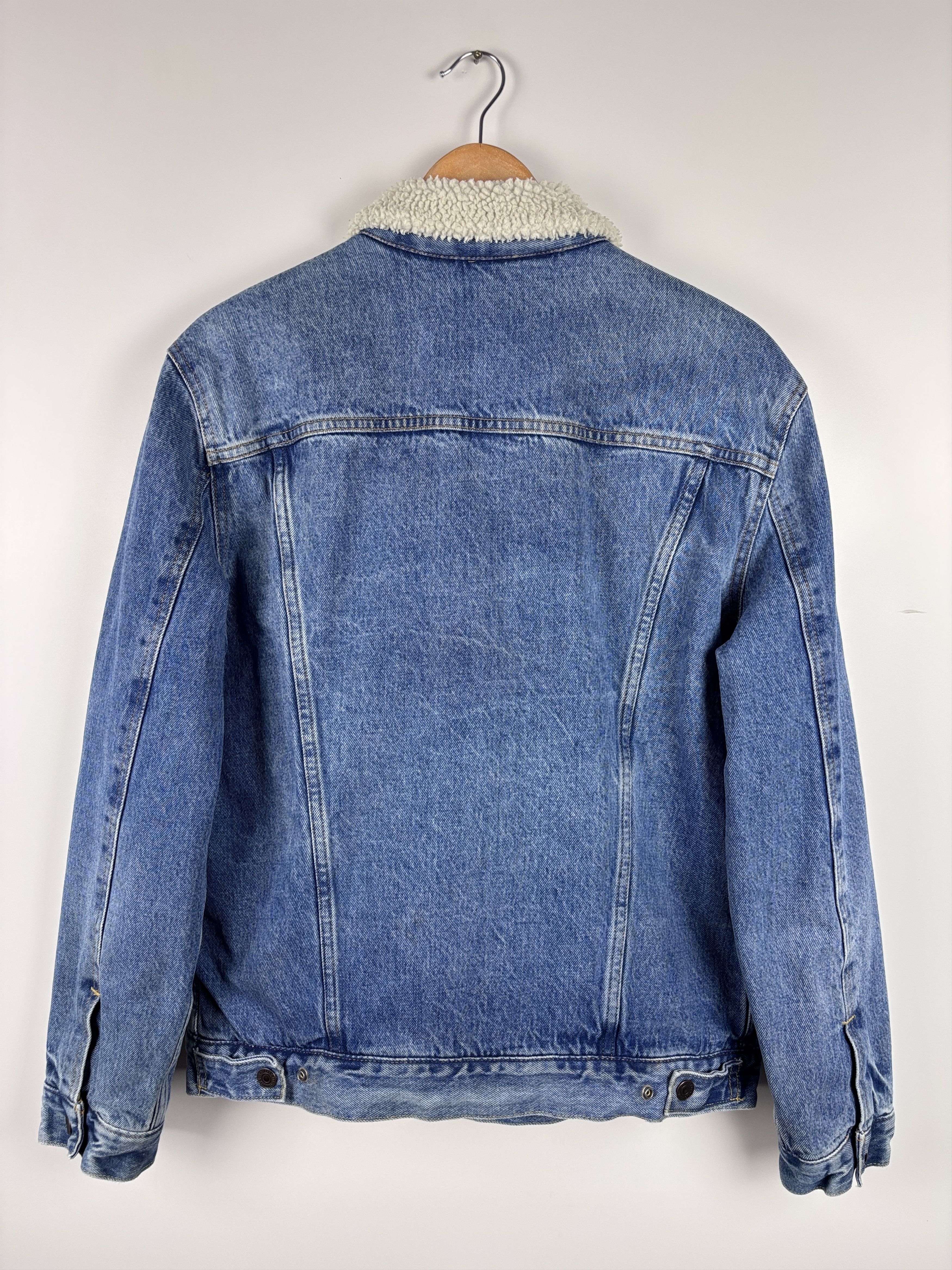 Levi's Mens Levis Sherpa Denim Jacket Trucker Blue Size L Size US L / EU 52-54 / 3 - 4 Thumbnail