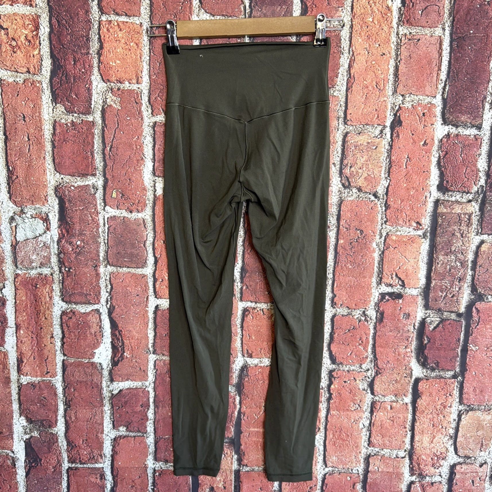 Vintage Offline by Aerie Women's Real Me Leggings 7/8 Hi-Rise S Olive Green XS? Size 28" / US 6 / IT 42 - 3 Thumbnail