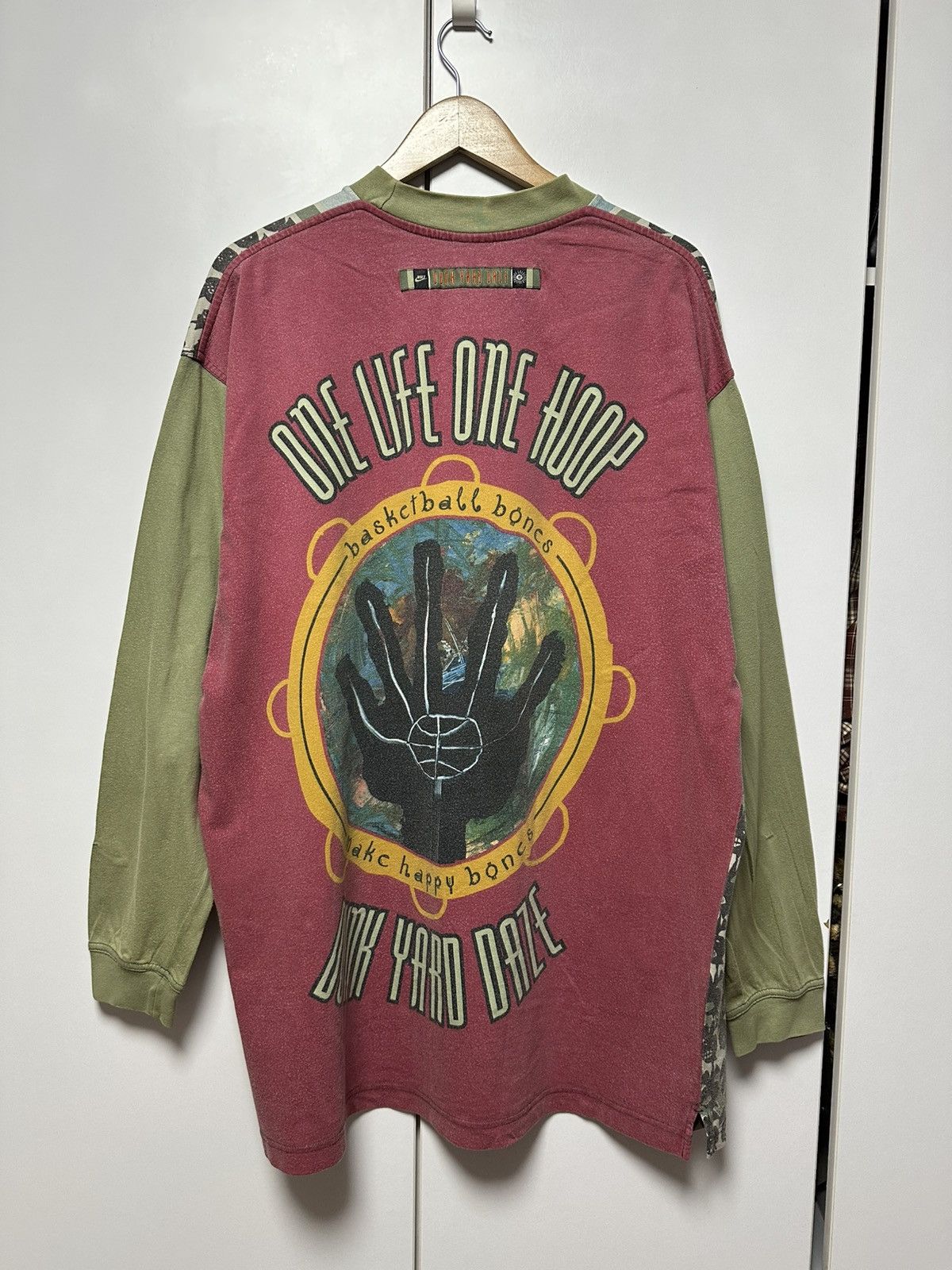 Nike Nike Dunk Yard Daze Long Shirt Vintage 90s Rare Size US L / EU 52-54 / 3 - 9 Thumbnail