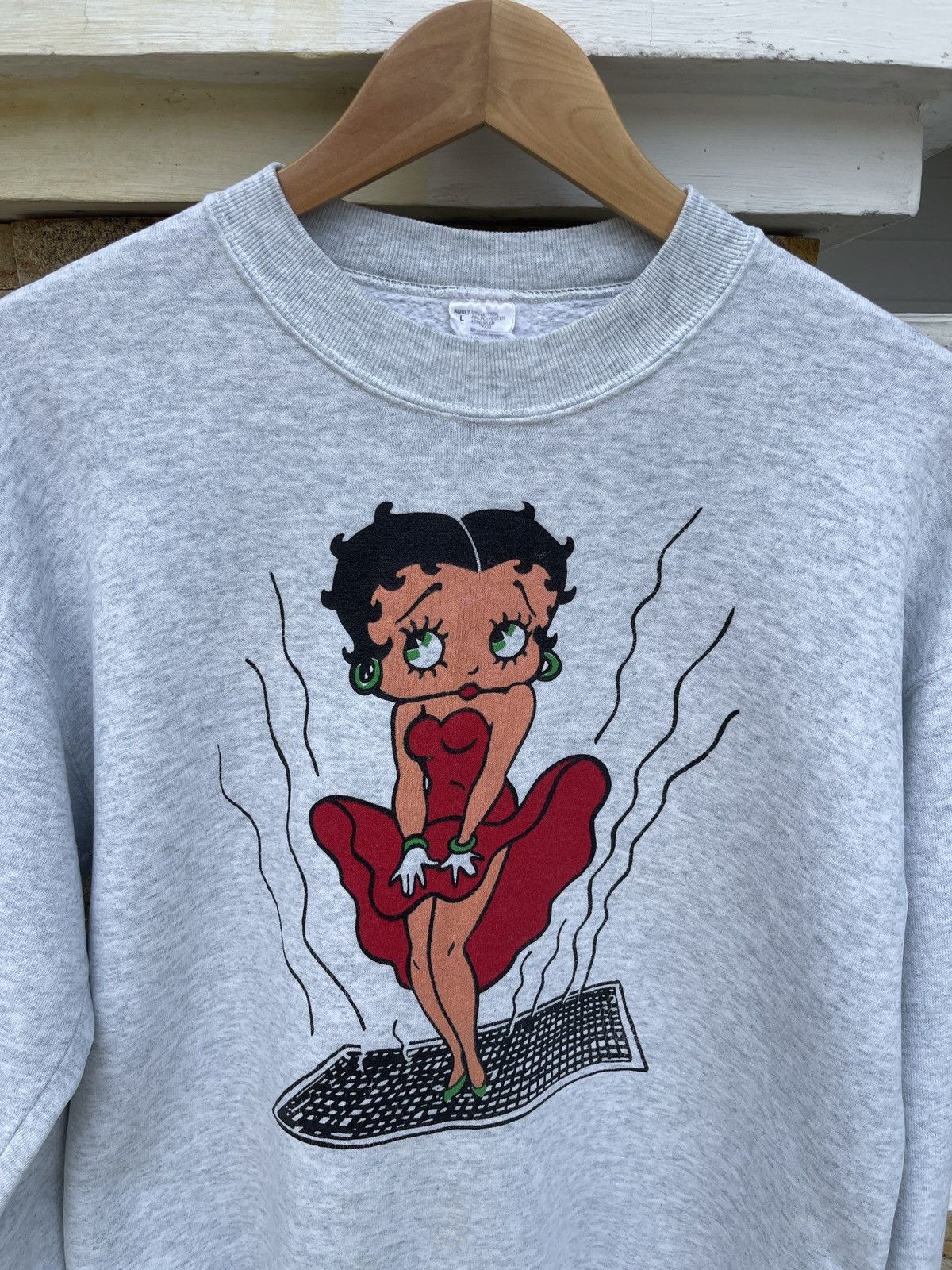 Cartoon Network Last Drop🔥Rare🔥Vintage 90s Betty Boop Sweatshirt Crewneck Size US L / EU 52-54 / 3 - 2 Thumbnail
