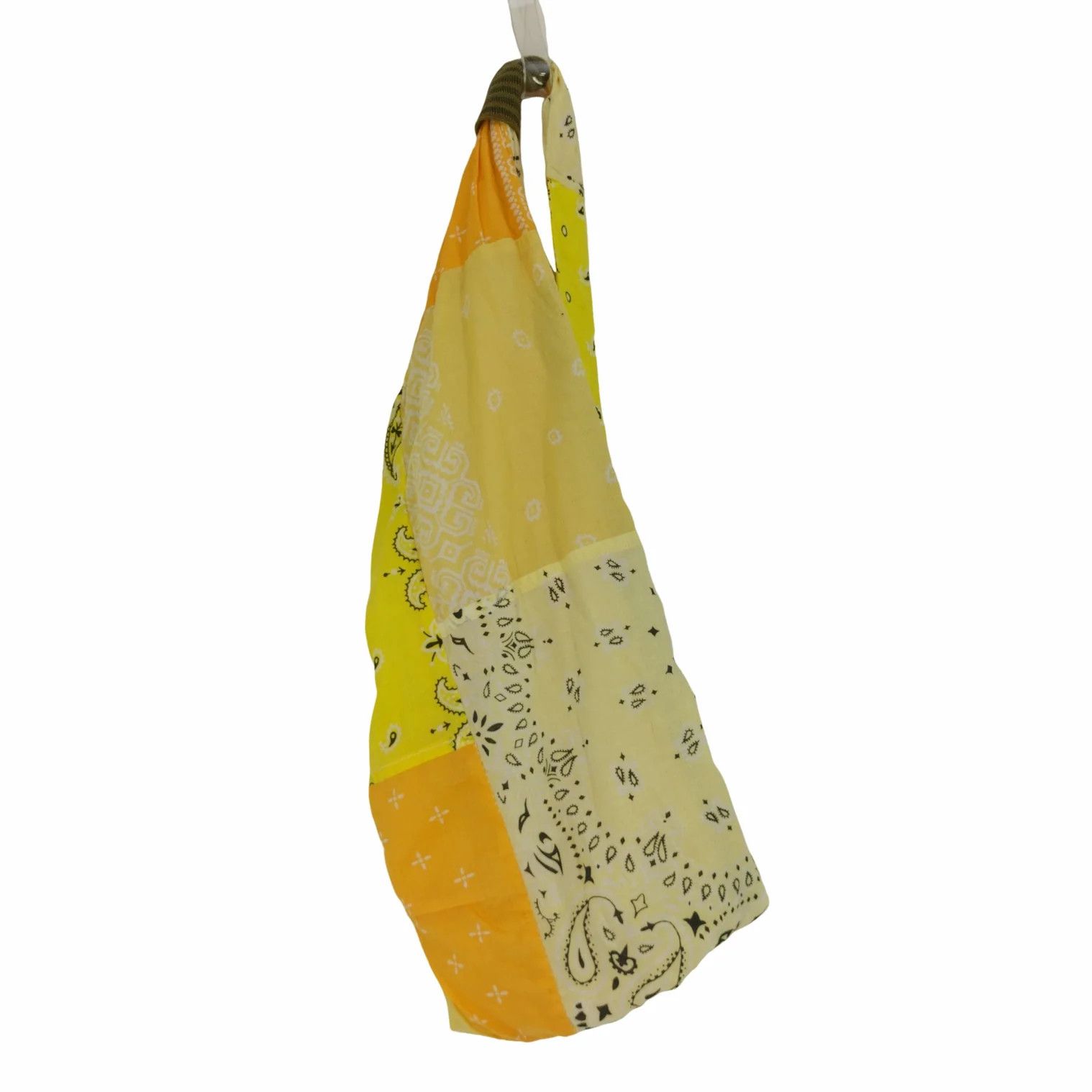 image of Kapital Gauze Bandana Snufkin Bag in Yellow, Men's