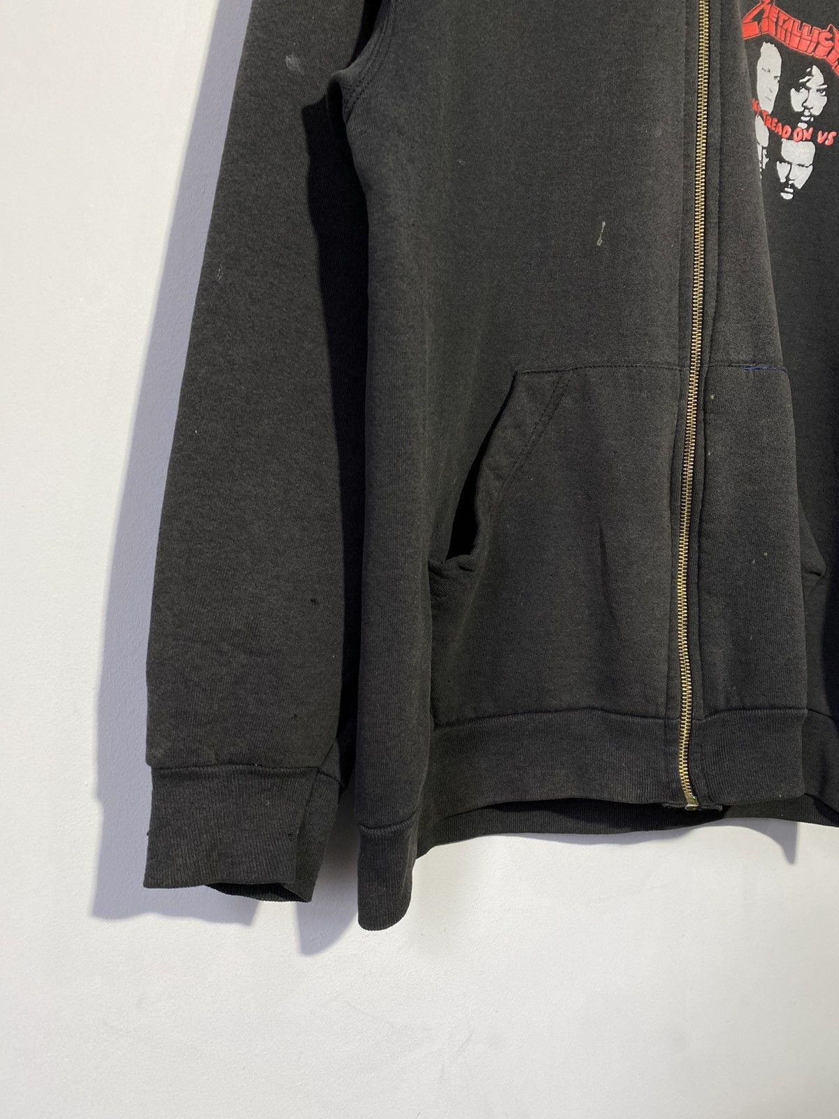 Metallica Vintage 1990s Metallica Albums Graphic Print Rare Hoodie Size US XL / EU 56 / 4 - 8 Thumbnail