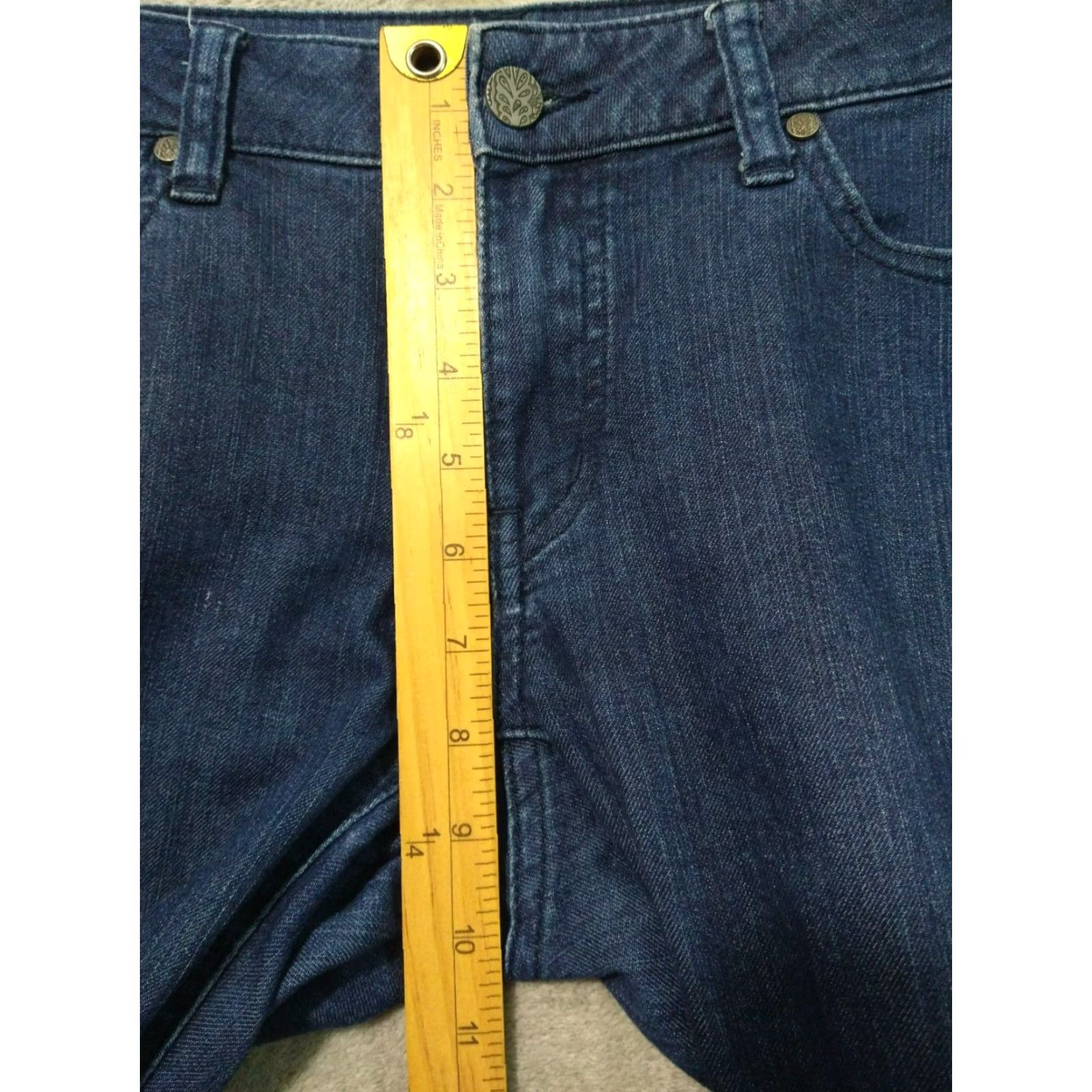 Prana prAna Jeans Womens 8/29 Blue Denim Kara Low Rise Skinny Stretch Organic Cotton Shirt Womens Jeans 8 Blue 5-Pocket Skinny Stretch Vintage No Size 30" / US 8 / IT 44 - 4 Thumbnail