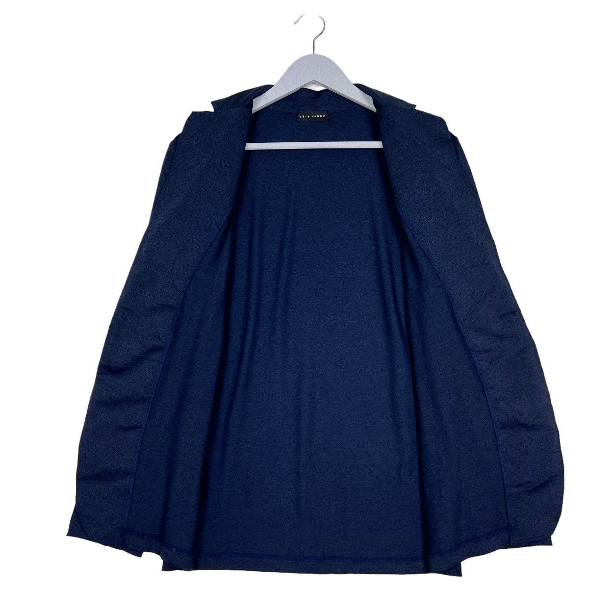 Issey Miyake 🔥 NAVY BLUE TETE HOMME CARDIGAN JACKET Size US M / EU 48-50 / 2 - 11 Thumbnail