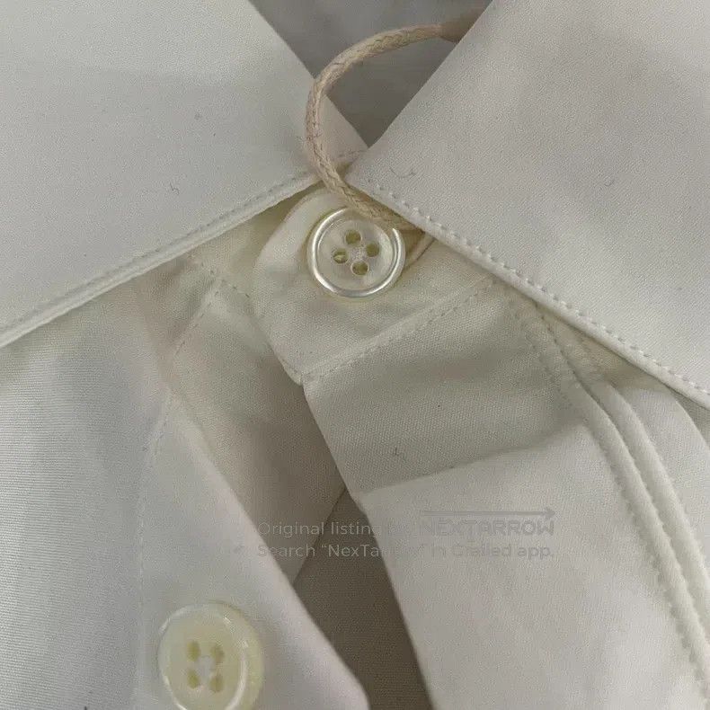 Hermes Hermes size 42 Solid color cotton shirt Size L / US 10 / IT 46 - 3 Thumbnail