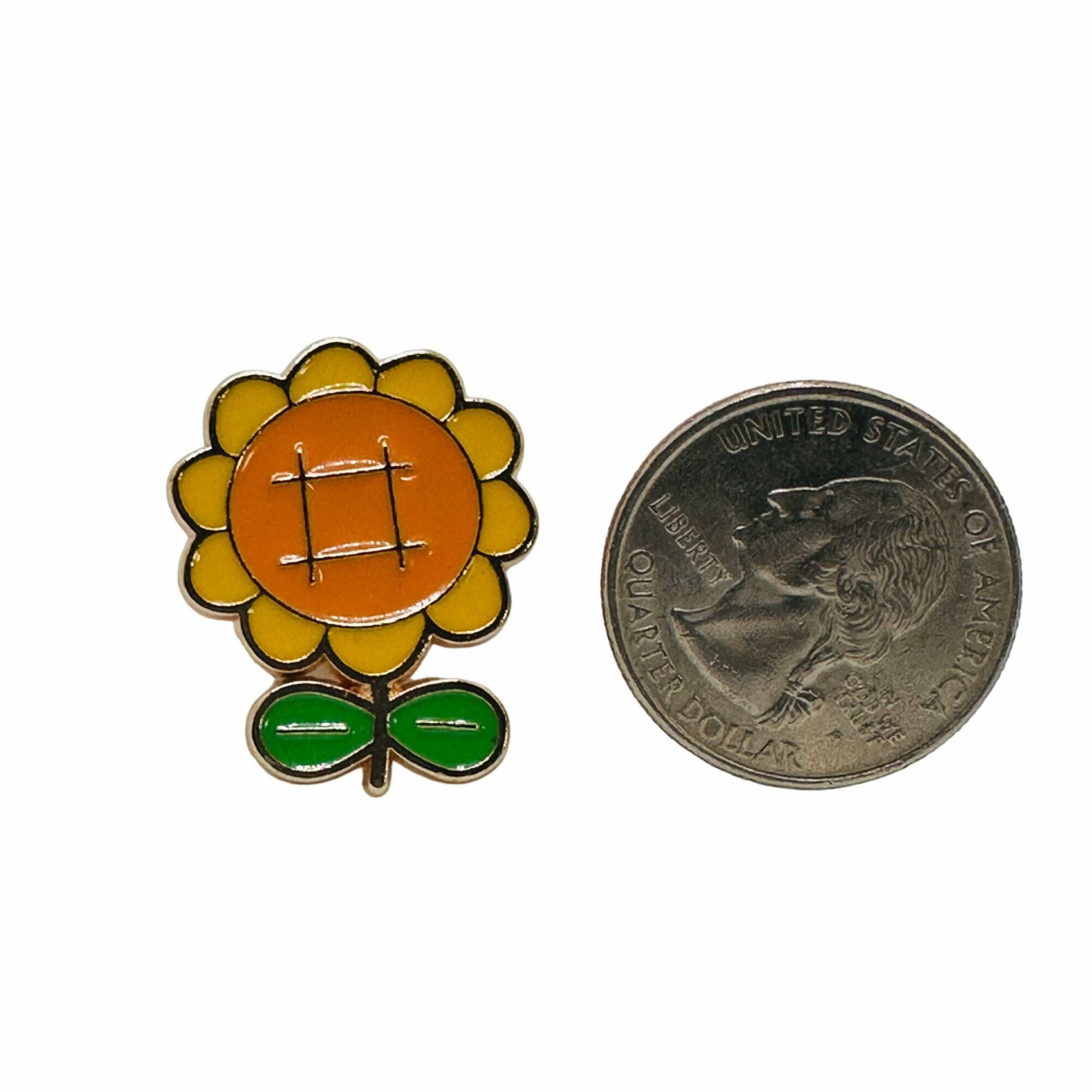 Other ✨Brooch Cute Cartoon sunflower shape Pin Enamel✨ Size ONE SIZE - 5 Thumbnail