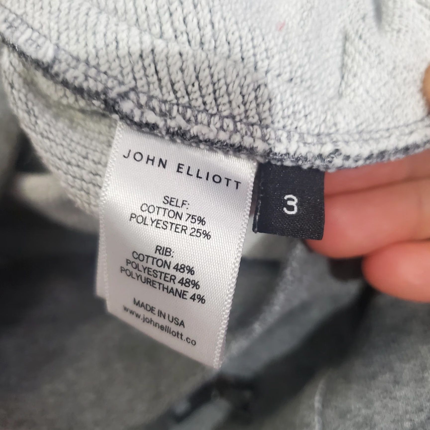 John Elliott VINTAGE John Elliott Sweatpants Mens L Gray French Terry Joggers Made In USA Size US 33 - 5 Thumbnail