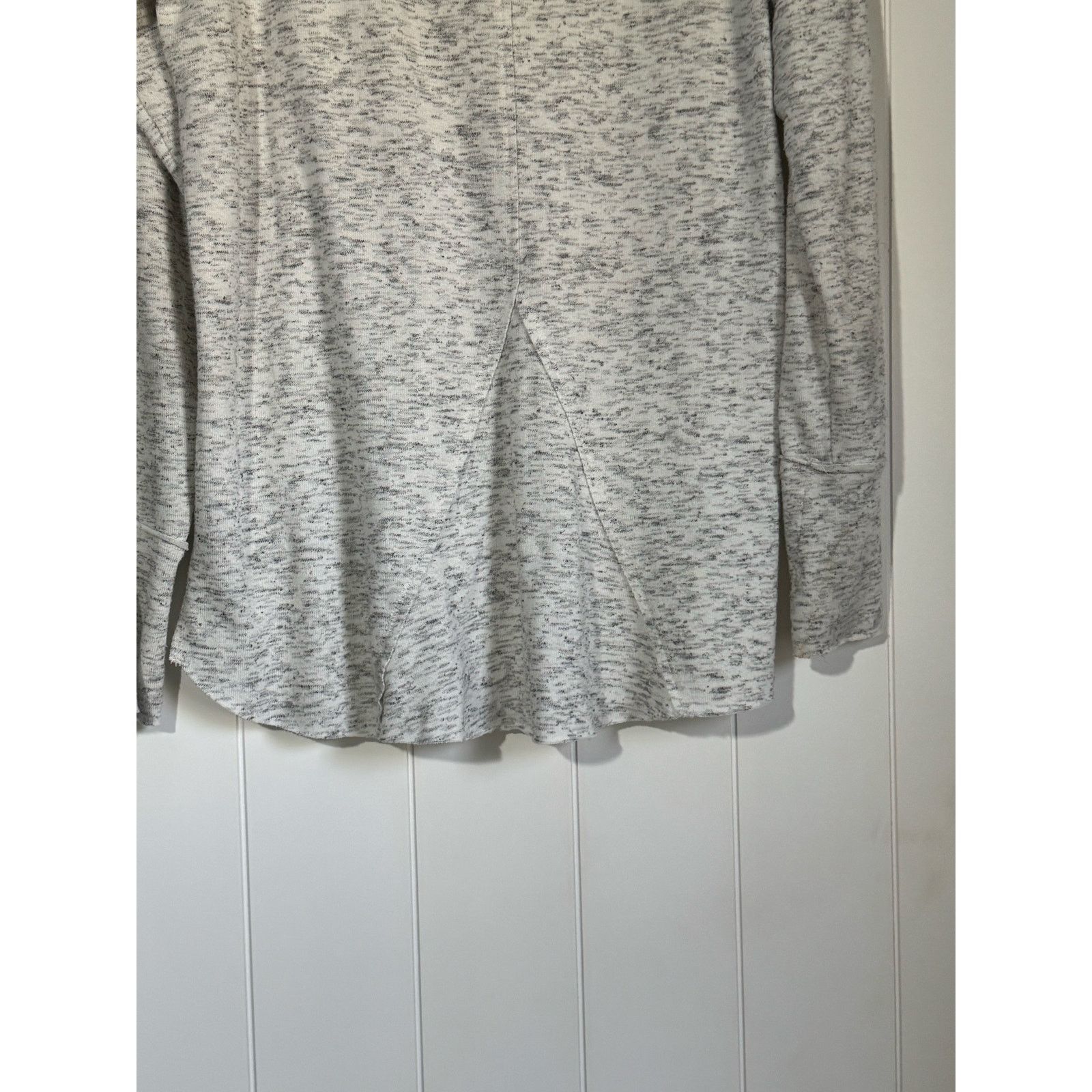 Michael Stars Michael Stars Shirt Womens Small Lexy Crewneck White Ribbed Size M / US 6-8 / IT 42-44 - 6 Thumbnail