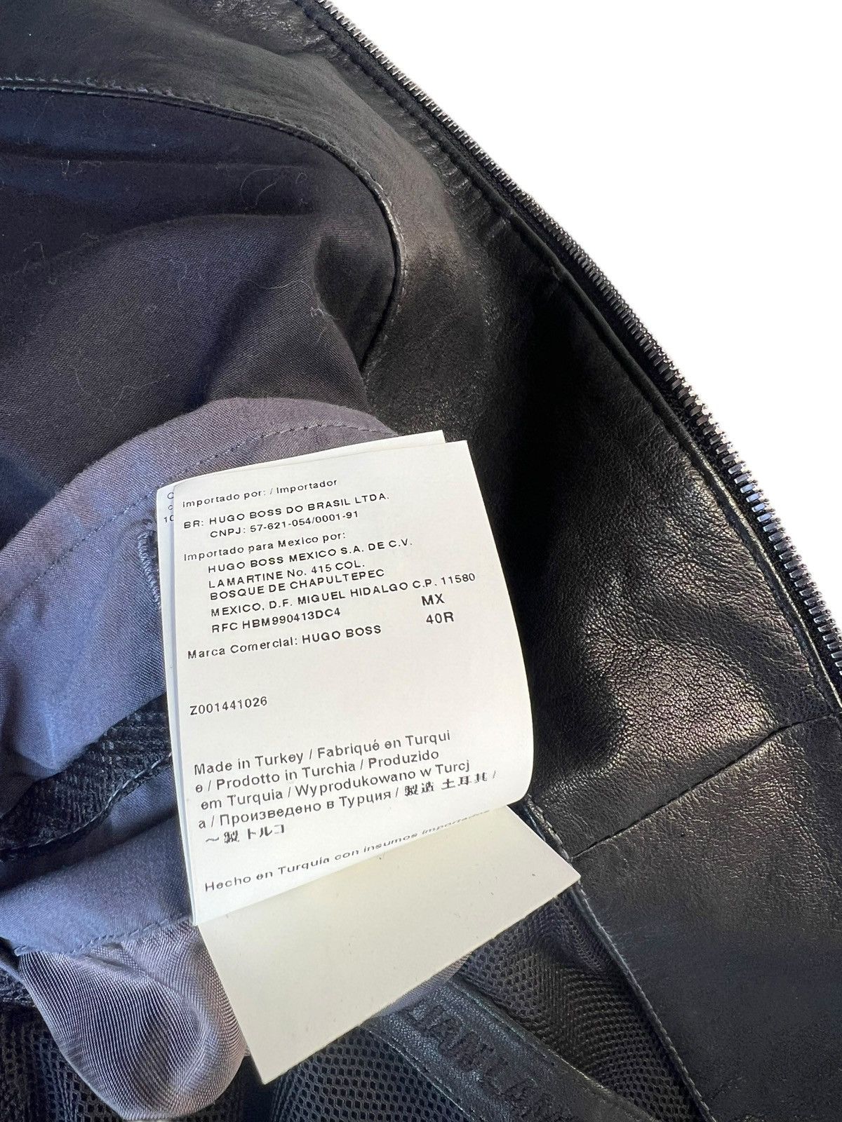 Hugo Boss Hugo Boss Italian Lamb Napa Leather Racer Jacket Size US M / EU 48-50 / 2 - 17 Thumbnail