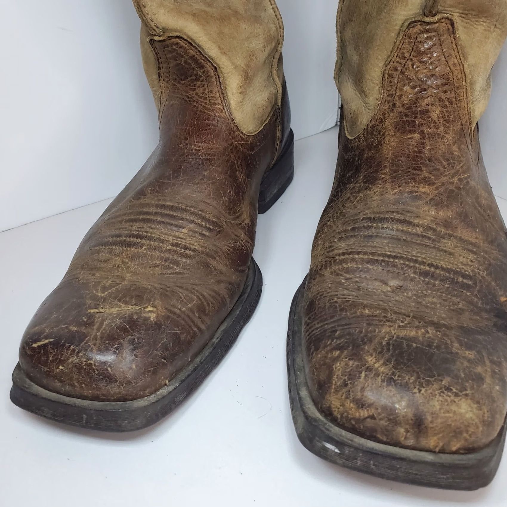 Ariat Ariat Rambler Boot Earth Brown Bomber Square Toe Mens Sz 10 D Western Workwear Size US 10 / EU 43 - 6 Thumbnail